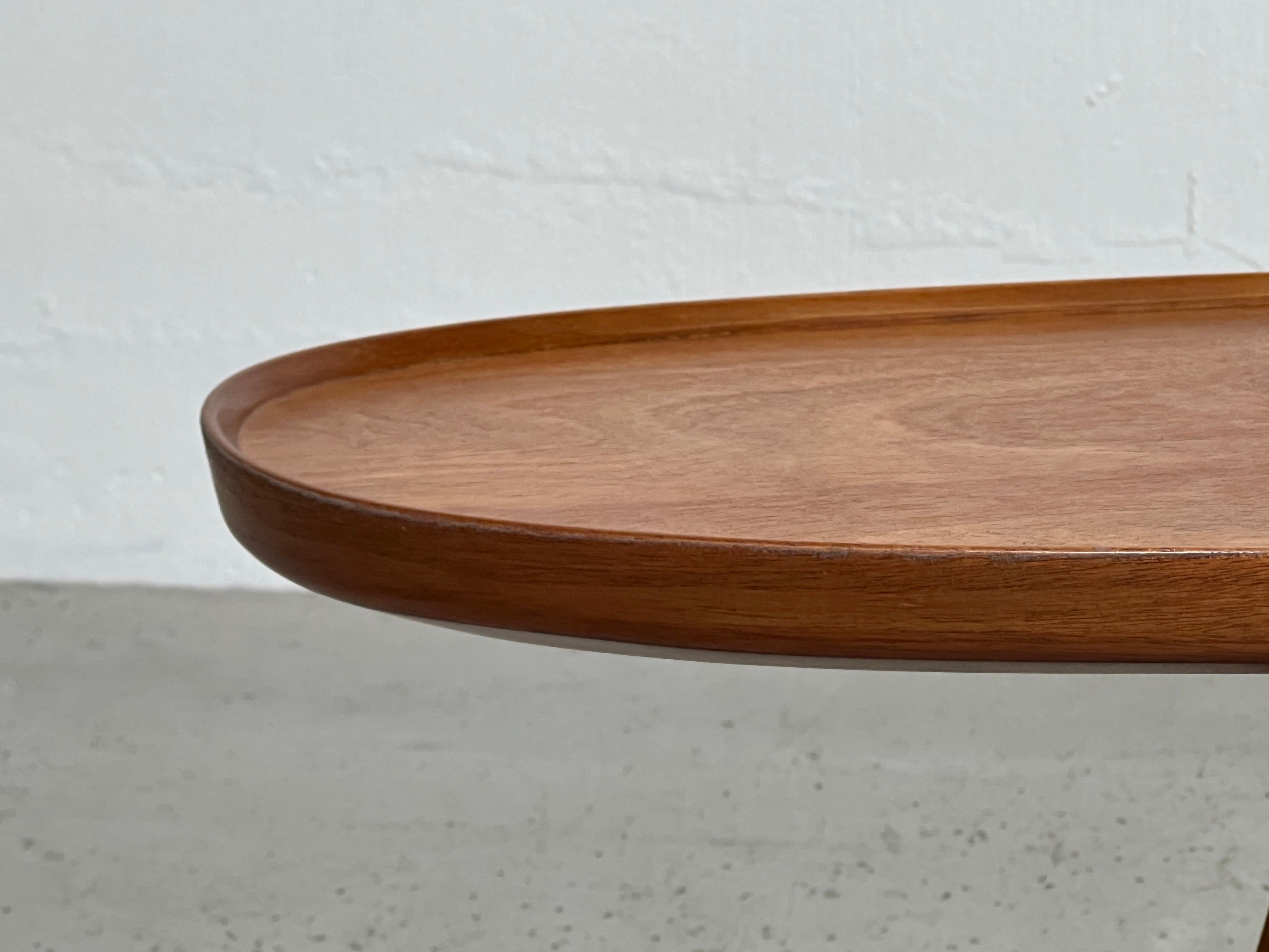 Dunbar Surfboard Coffee Table by Edward Wormley For Sale 2