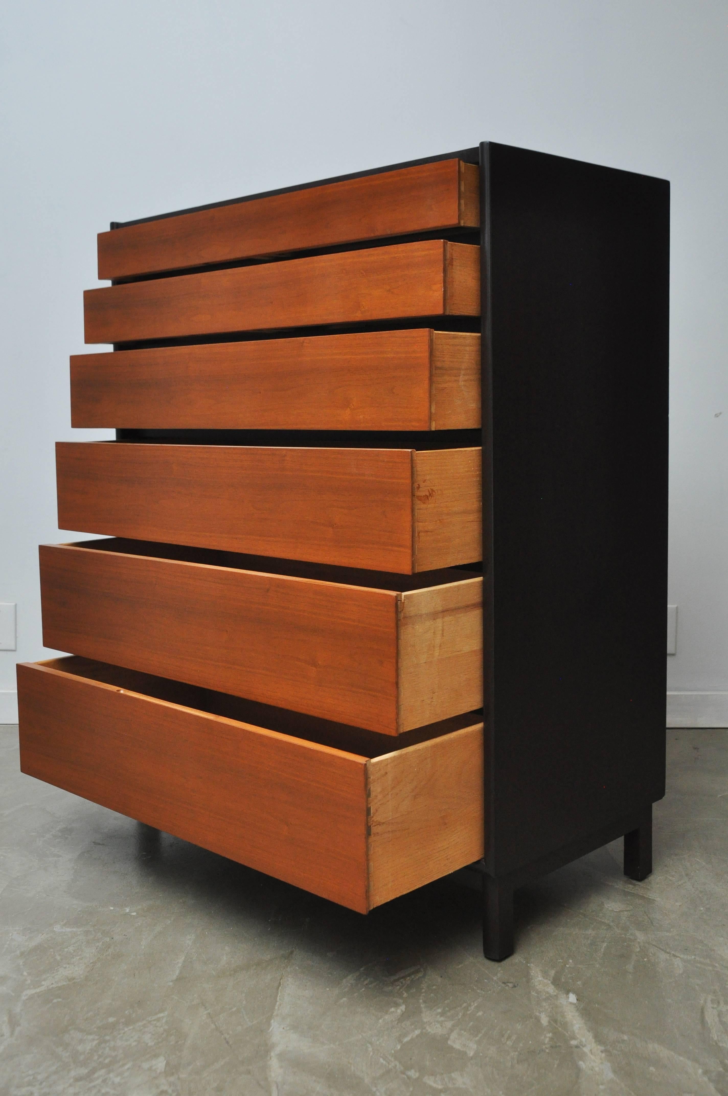 Mid-20th Century Dunbar Tall Six-Drawer Dresser by Edward Wormley