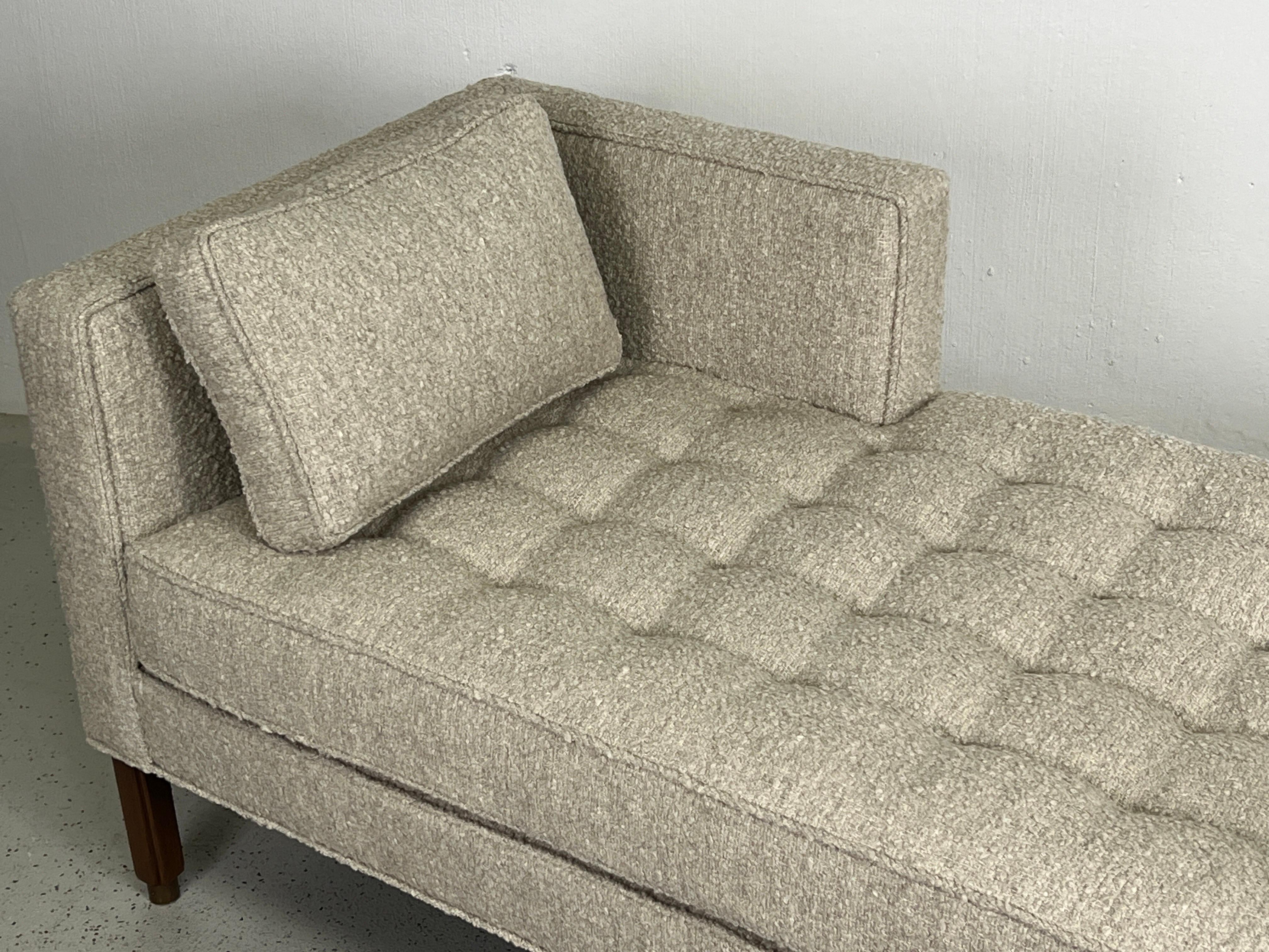 Dunbar Tete-a-Tete Sofa by Edward Wormley for Dunbar For Sale 8