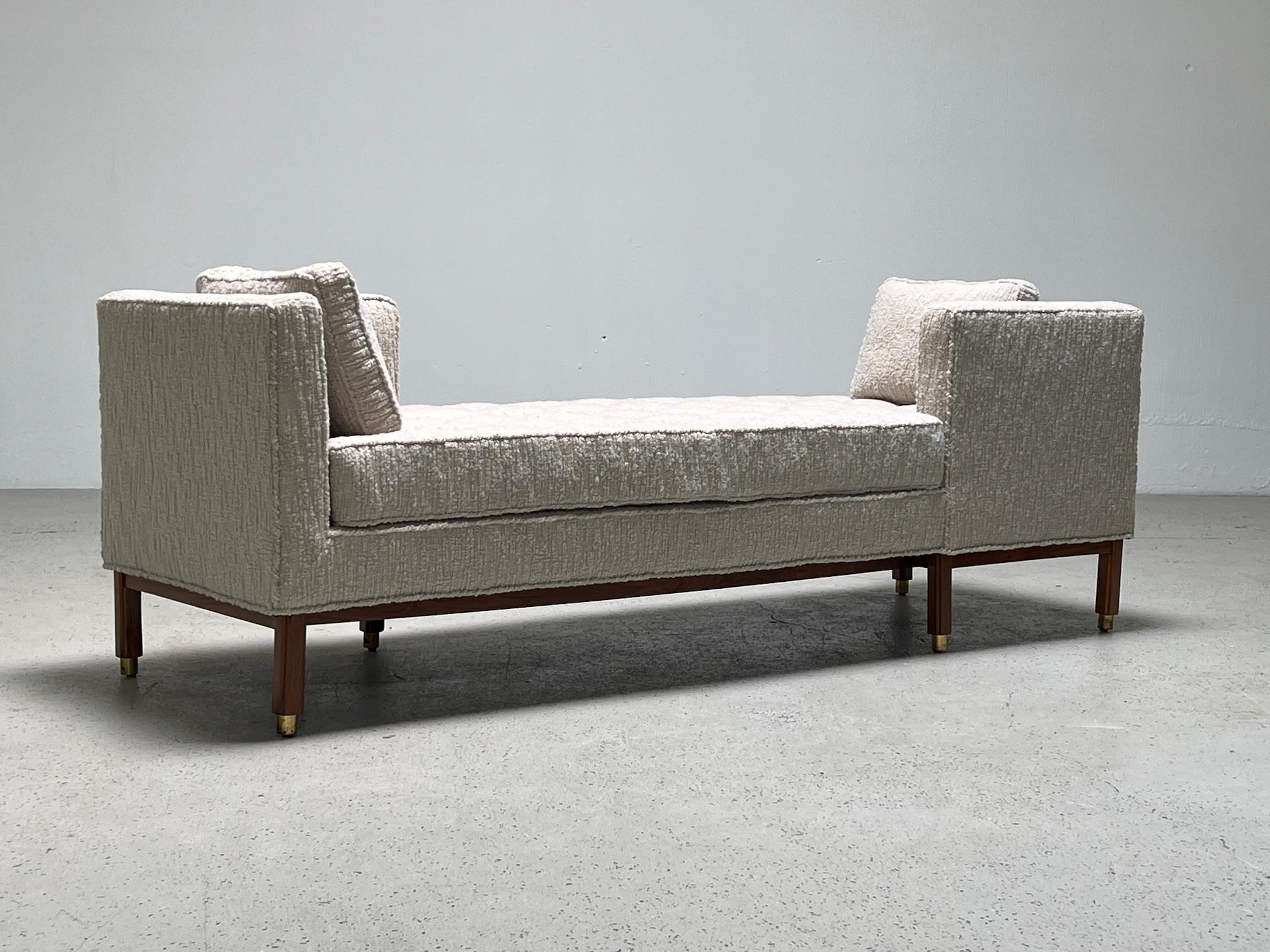 Dunbar Tete-a-Tete Sofa by Edward Wormley for Dunbar 10
