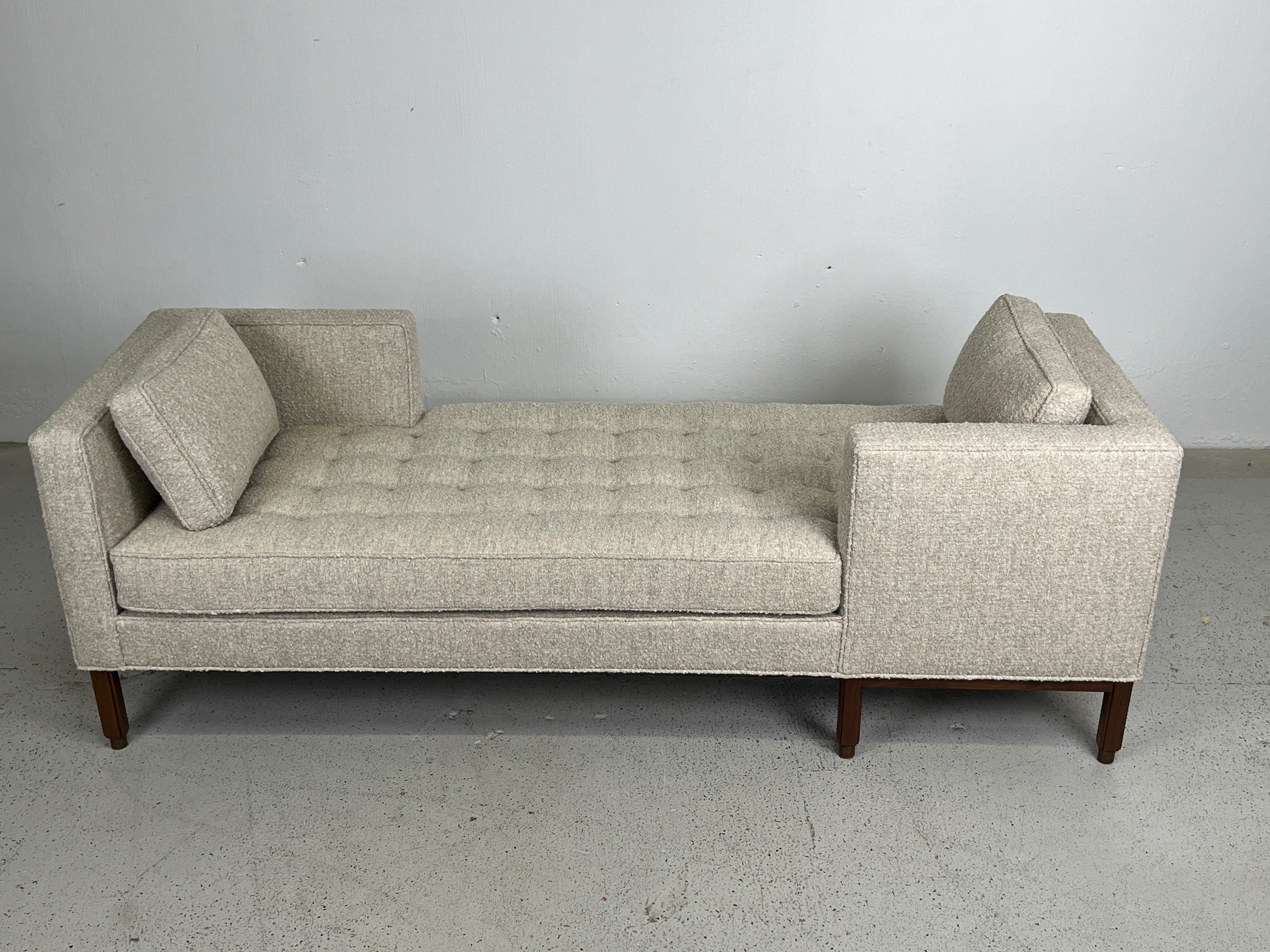 Dunbar Tete-a-Tete Sofa by Edward Wormley for Dunbar For Sale 9