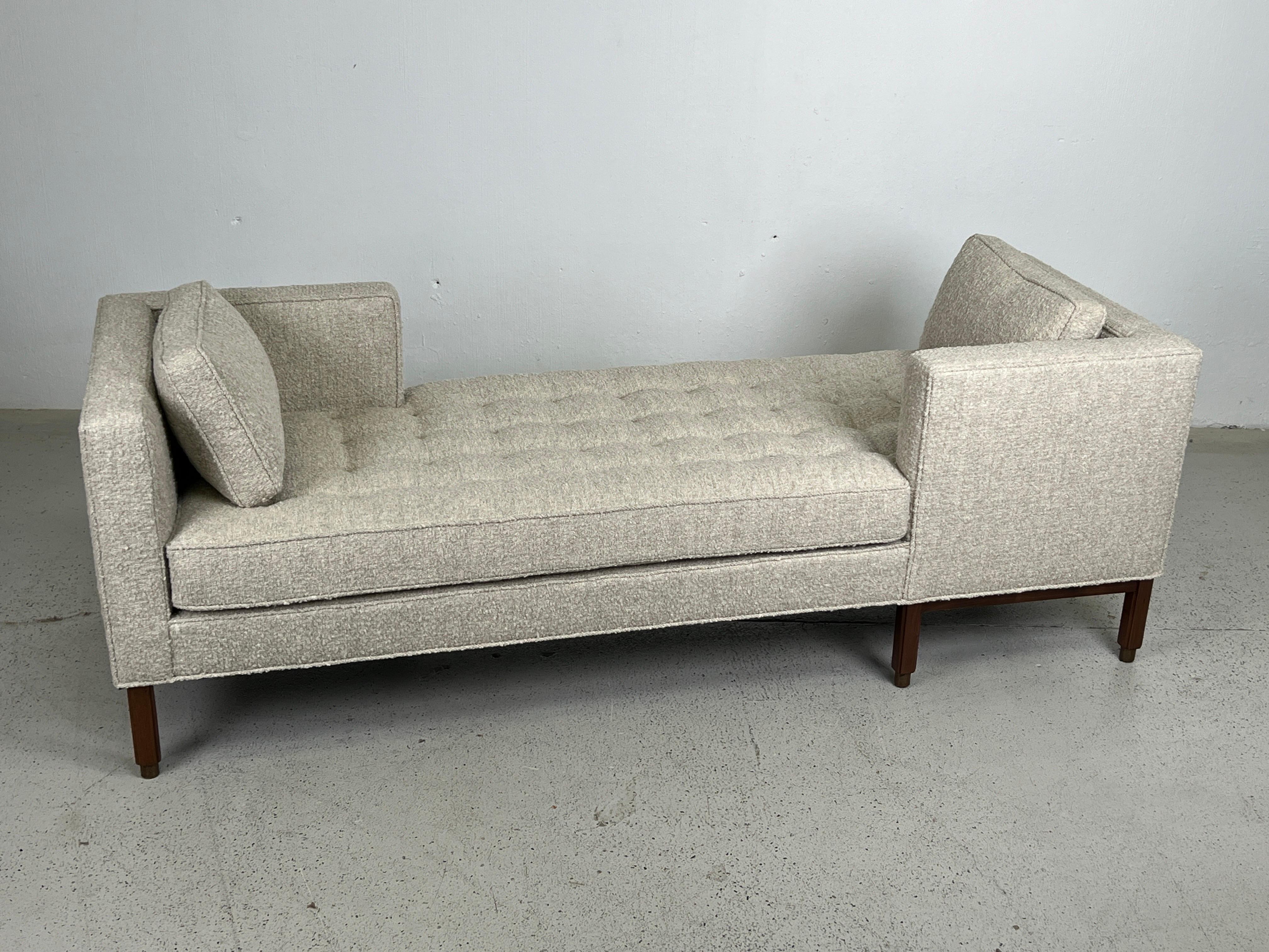 Mid-20th Century Dunbar Tete-a-Tete Sofa by Edward Wormley for Dunbar For Sale