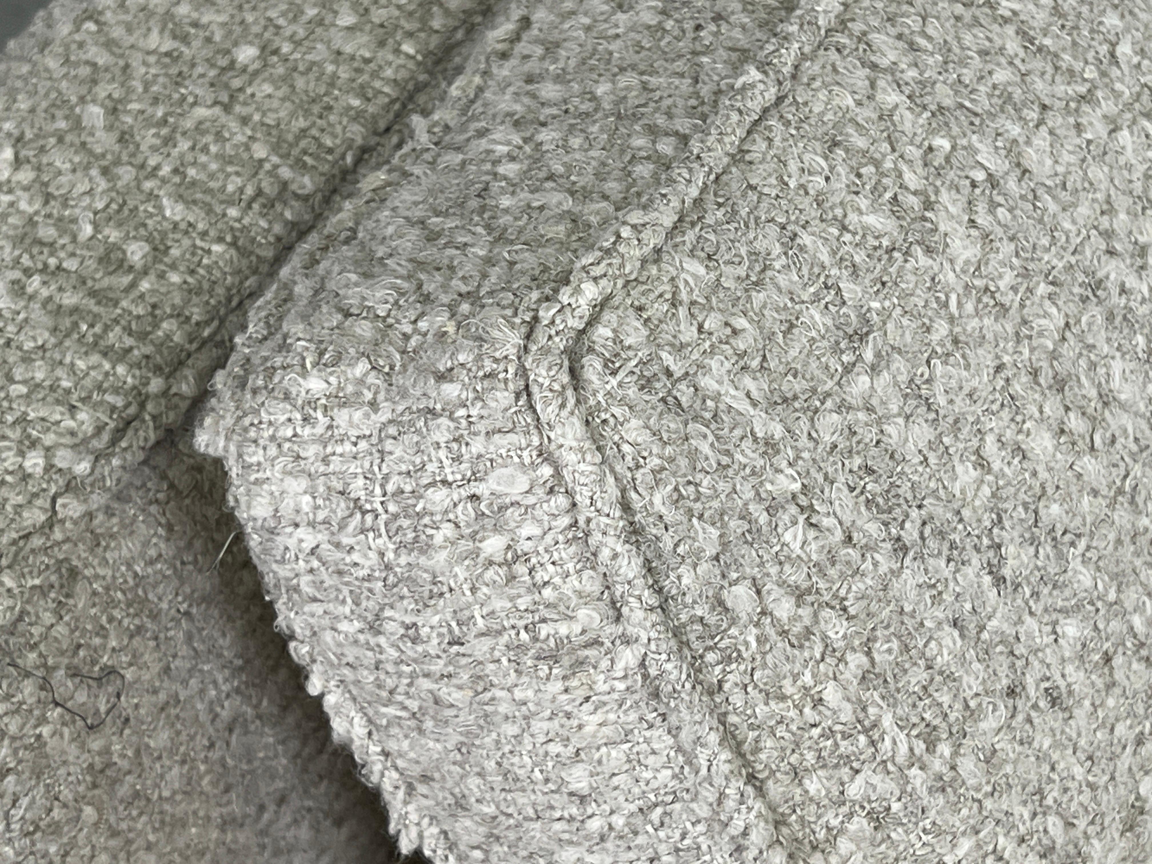 Fabric Dunbar Tete-a-Tete Sofa by Edward Wormley for Dunbar For Sale