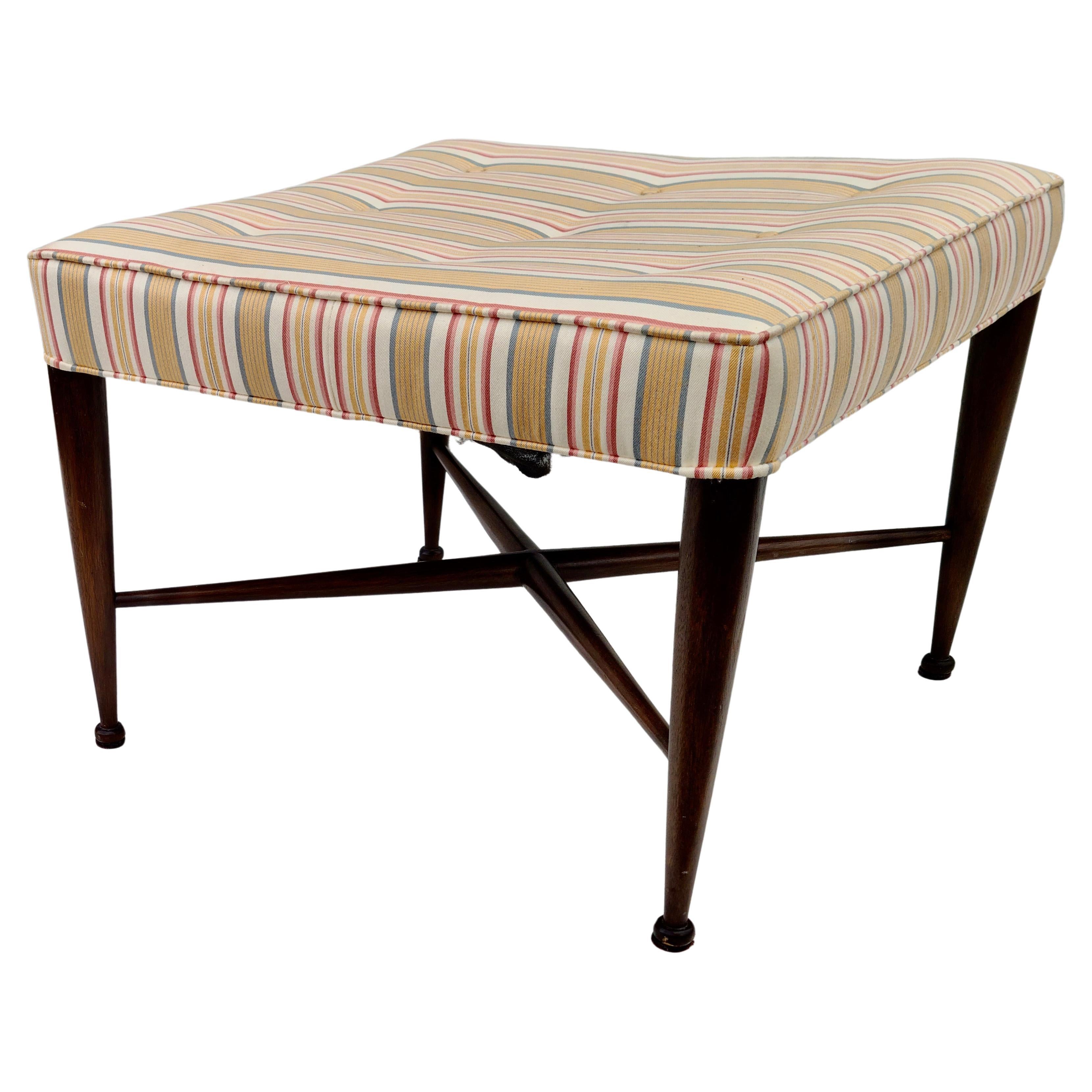 Please feel free to reach out for accurate shipping to your location.

Dunbar Thebes Stool. 
Designed by Edward Wormley.