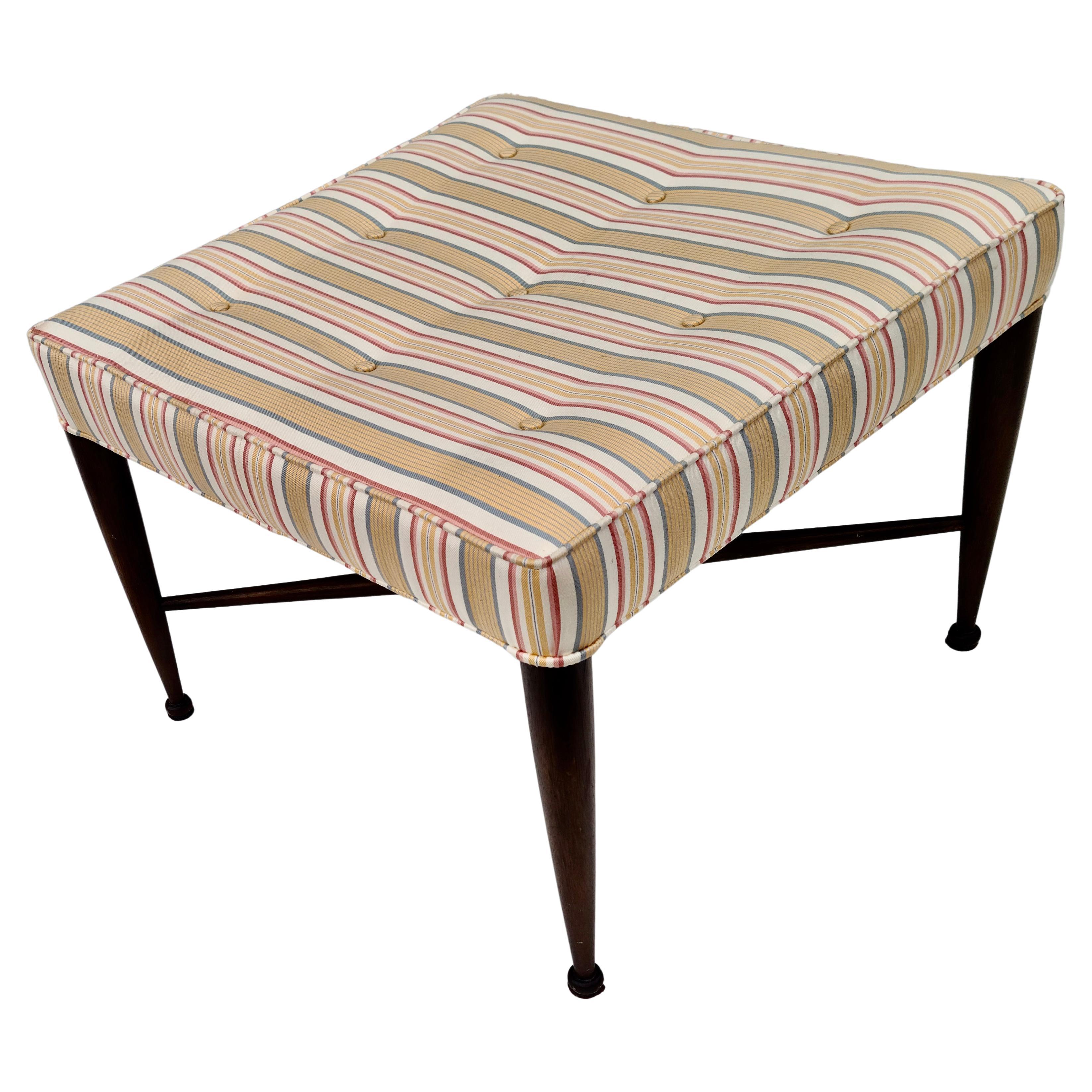 Mid-20th Century Dunbar Thebes Stool designed by Edward Wormley