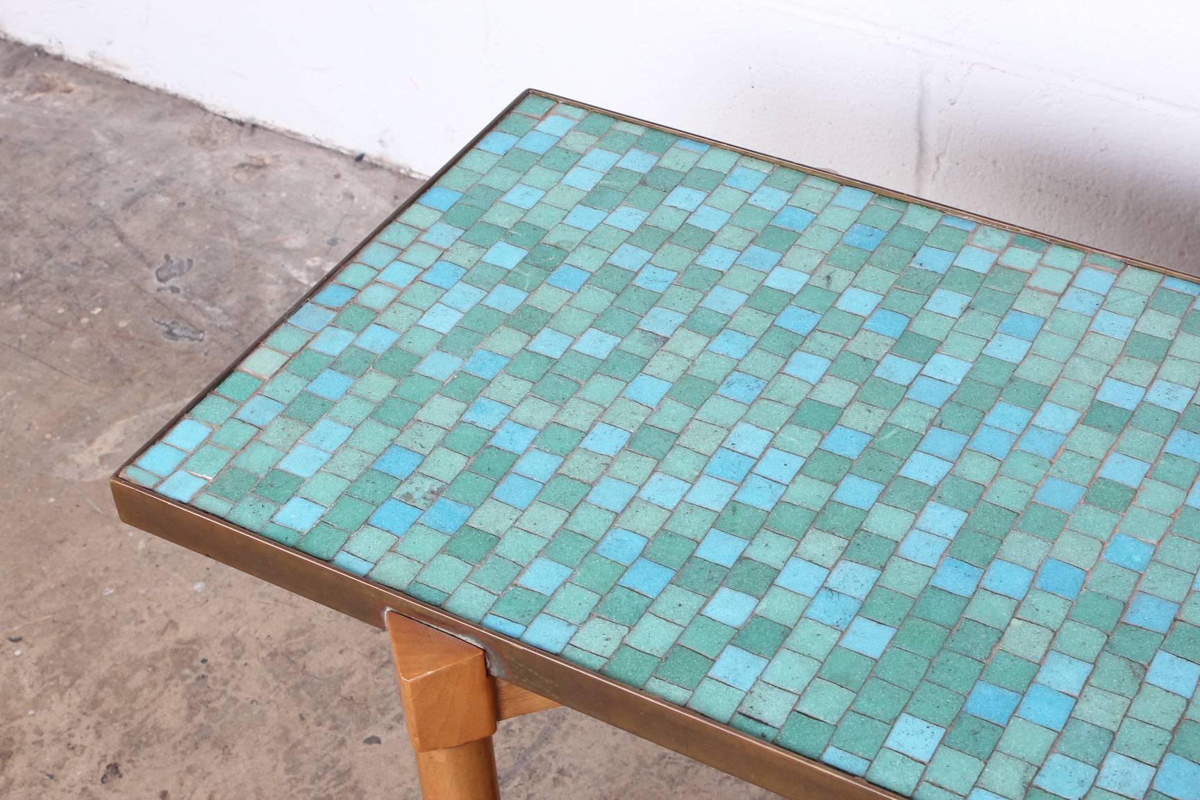 Dunbar Tile Top Table by Edward Wormley 3