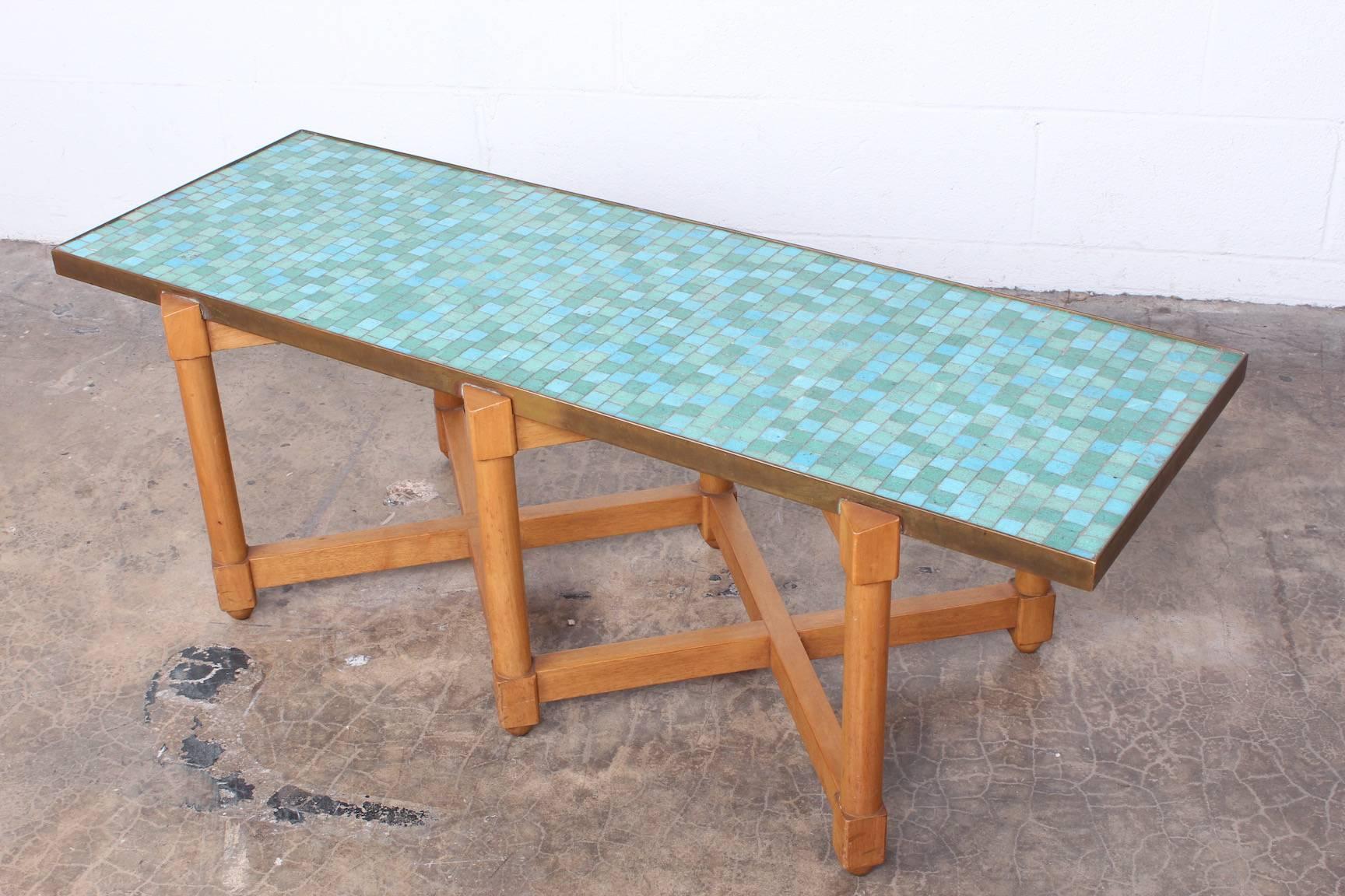 Dunbar Tile Top Table by Edward Wormley 4