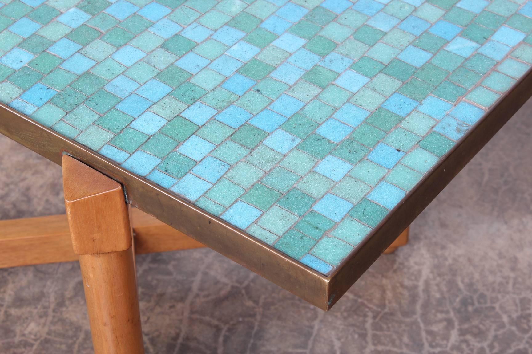 Dunbar Tile Top Table by Edward Wormley 5