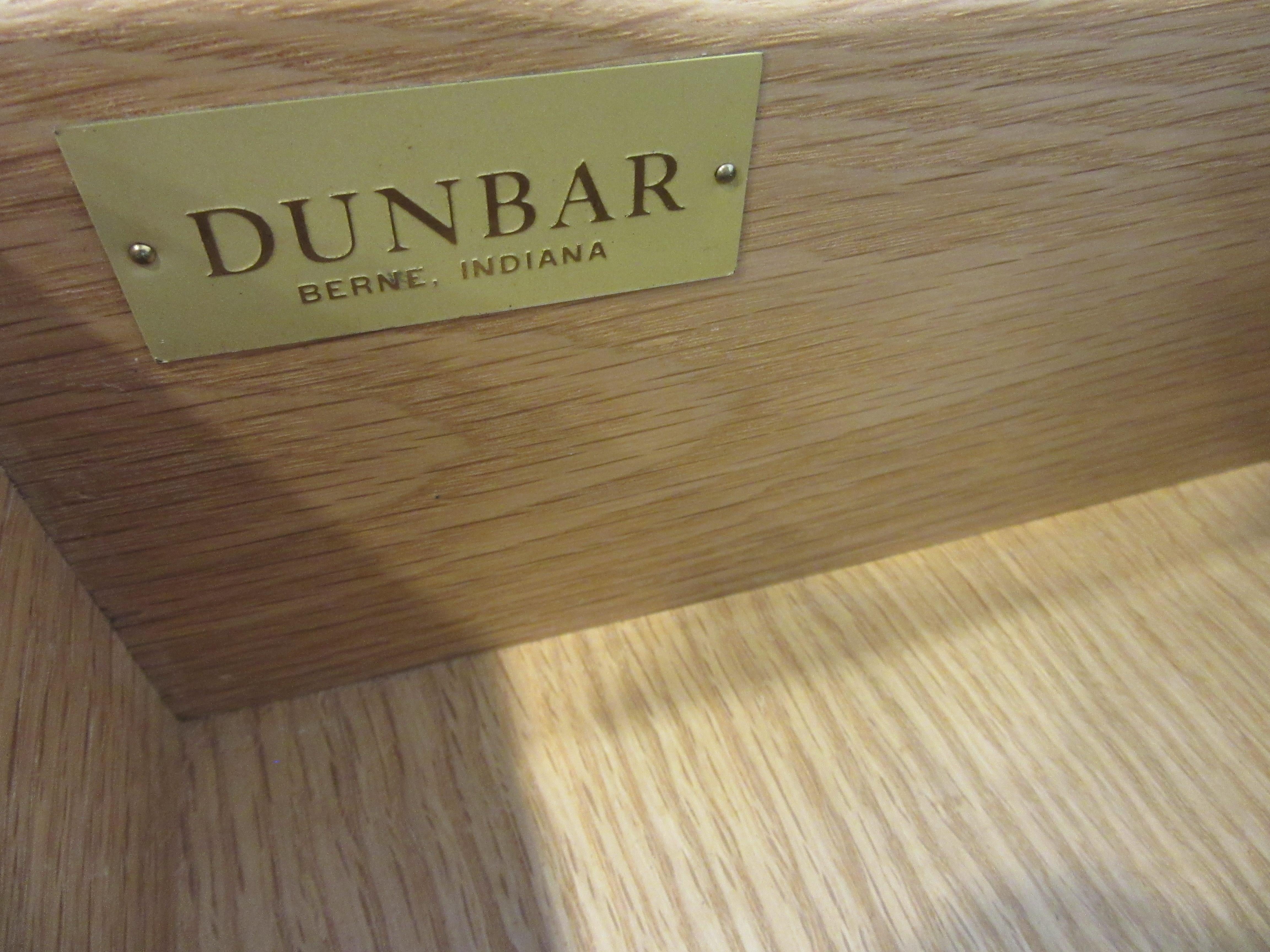 Dunbar Walnut / Brass Woven Front Credenza Sideboard by Edward Wormley 10