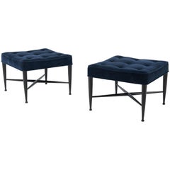 Dunbar X-Base Stools by Edward Wormley