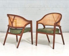Dunbar "Y-Back Captain Armchairs" by Edward Wormley, 1950