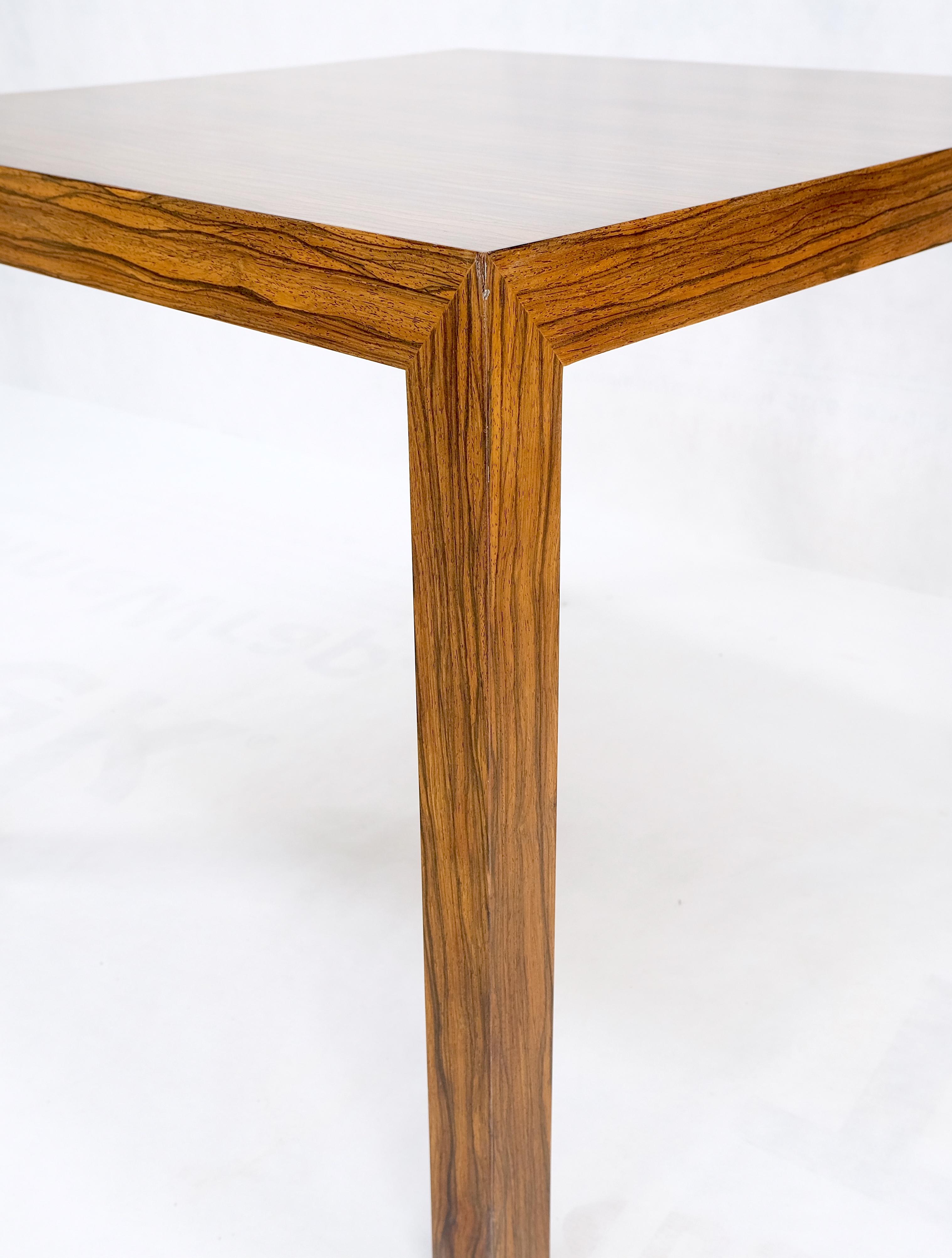 Laqué Dunbar lampe d'appoint carrée en bois zébré pour table basse d'appoint MINT ! en vente