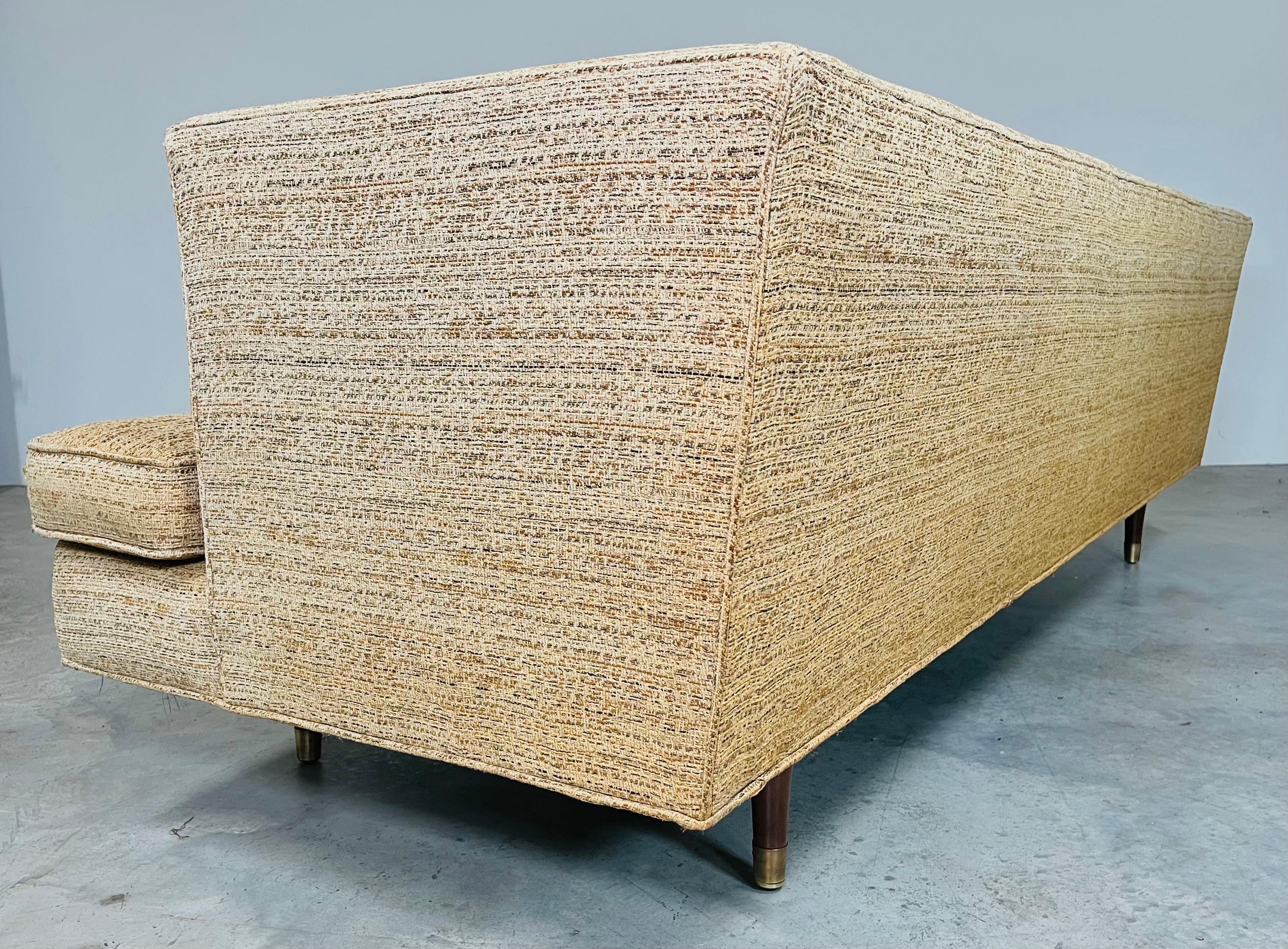 Turned Dunbar’s Famed #4907 Even Arm Sofa By Edward Wormley