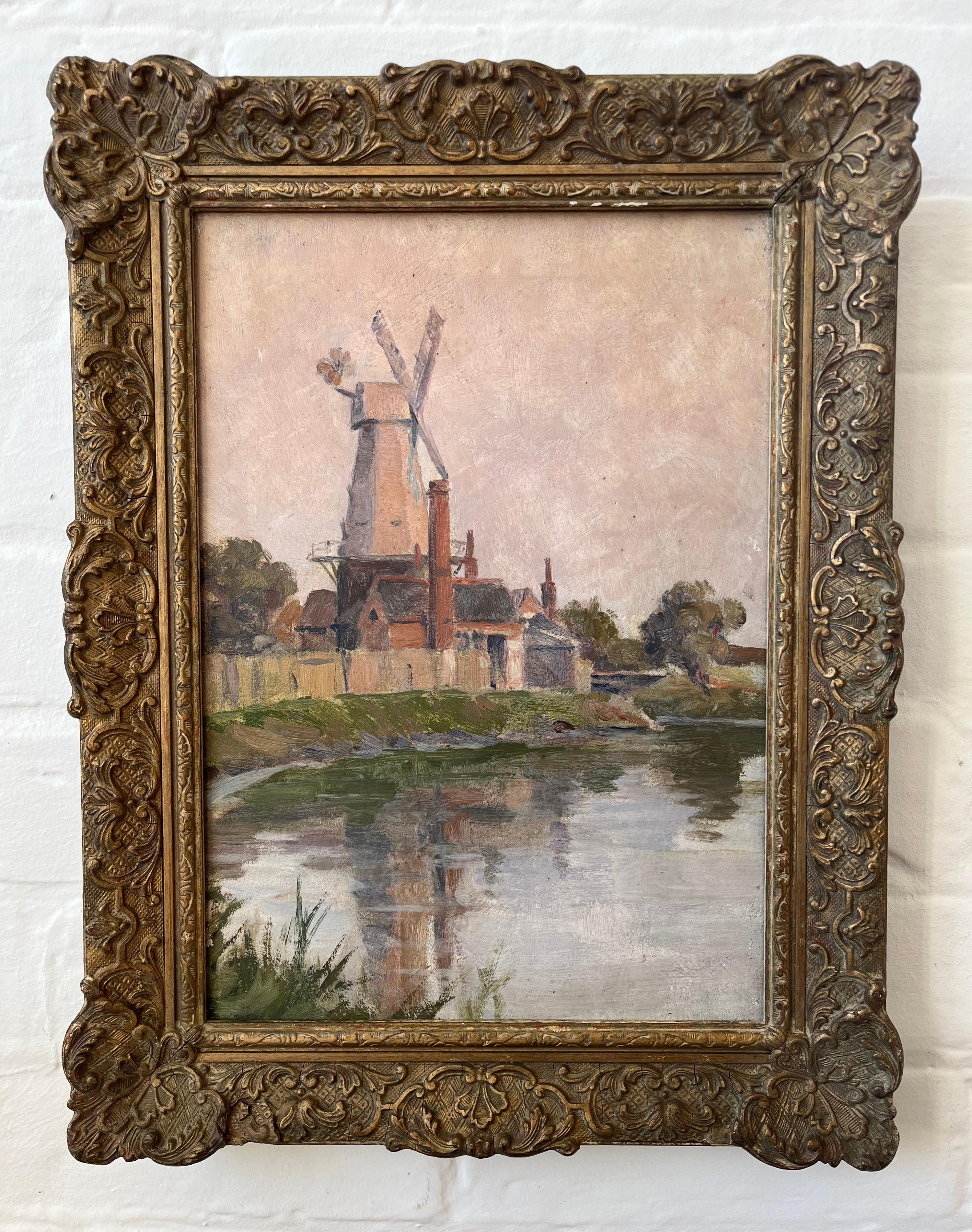 Círculo de Duncan Grant, Conjunto de Bloomsbury, Molino de Rye junto al río en venta 2