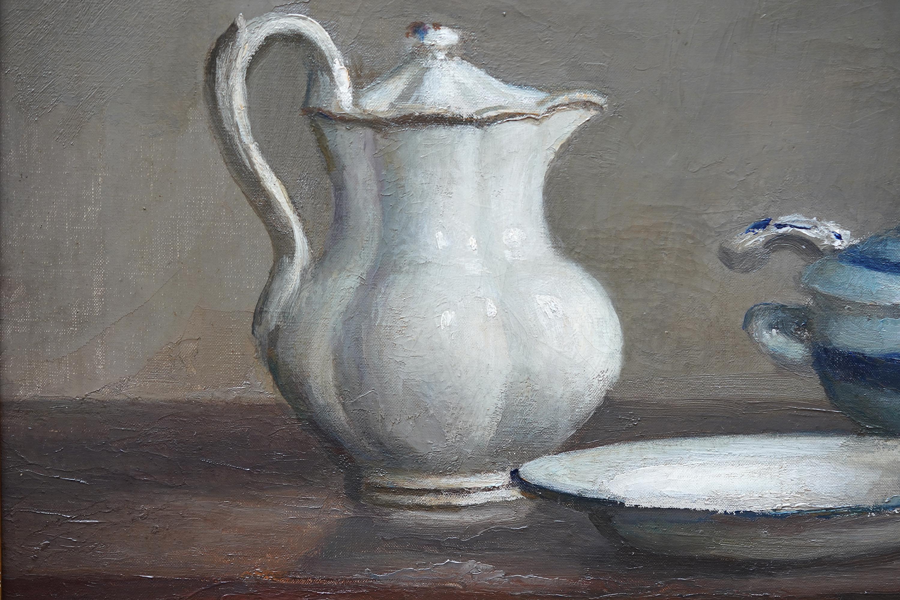 This painting, with excellent provenance, is a gorgeous British 20th century still life oil painting attributed to circle of Duncan Grant and painted circa 1915. Marion Richardson  (1892-1946), innovative art educator was a previous owner. She was