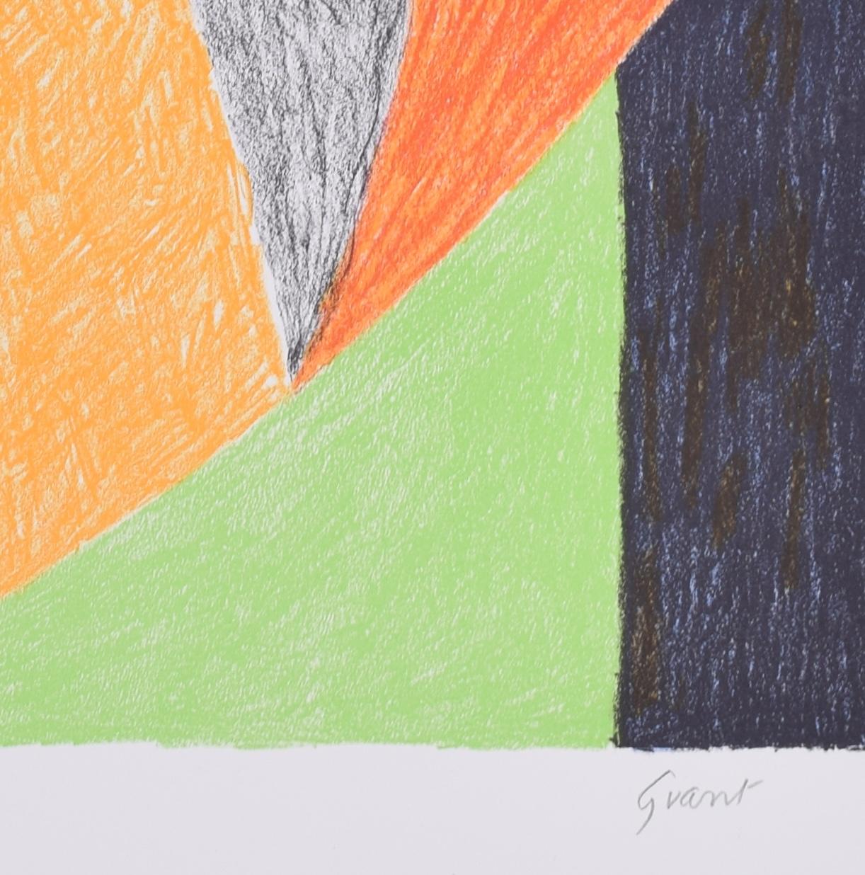 Interior abstract 1973 lithograph by Duncan Grant For Sale 1