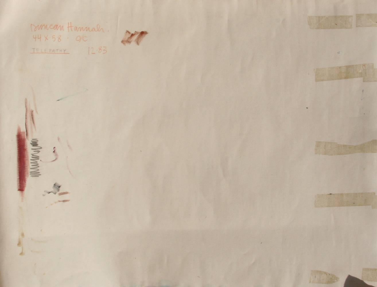 Telepatía, pintura al óleo de Duncan Hannah en venta 1