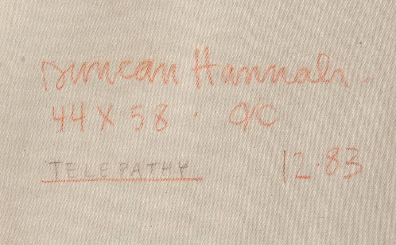 Telepatía, pintura al óleo de Duncan Hannah en venta 2