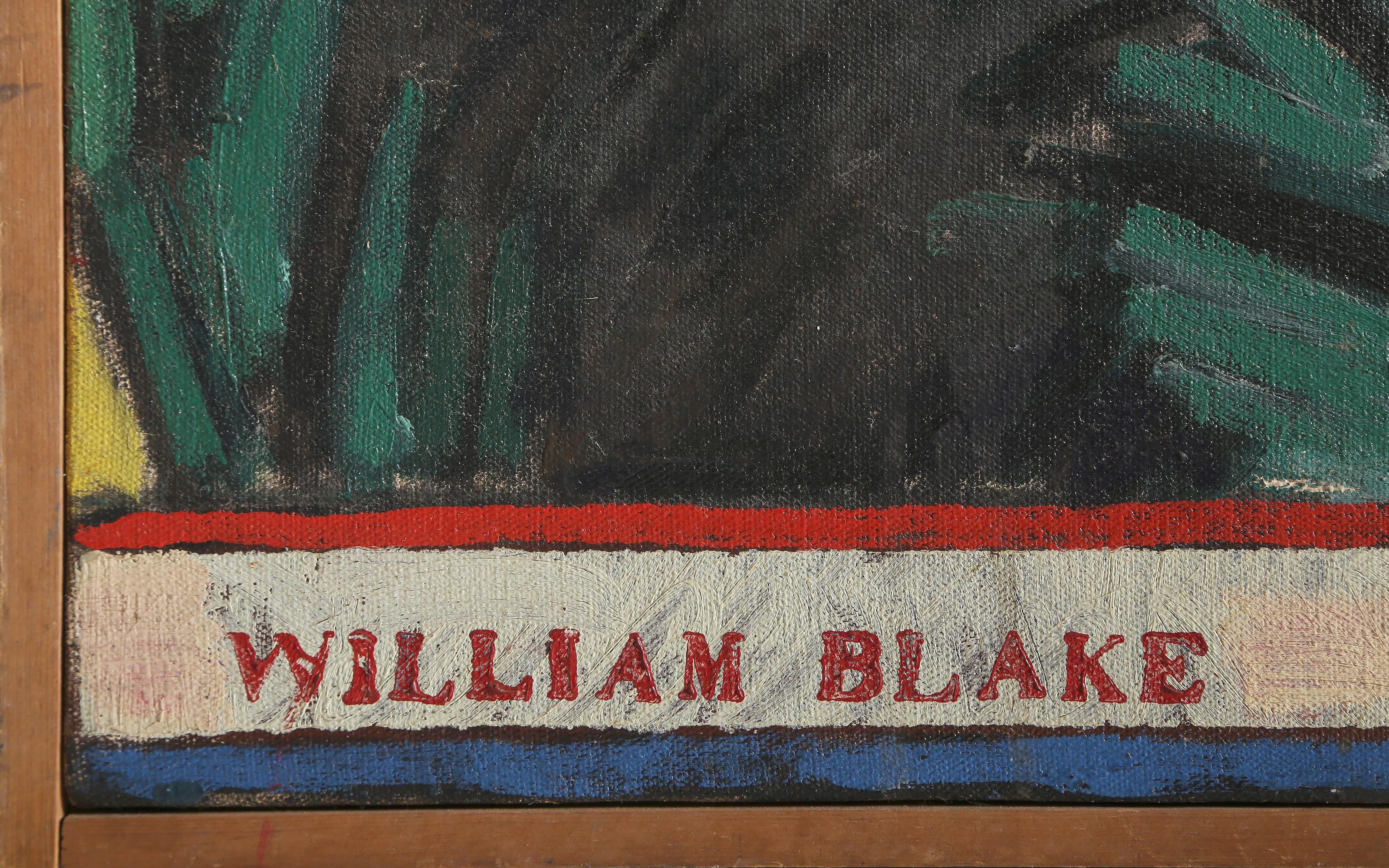 William Blake, Ölgemälde von Duncan Hannah im Angebot 2