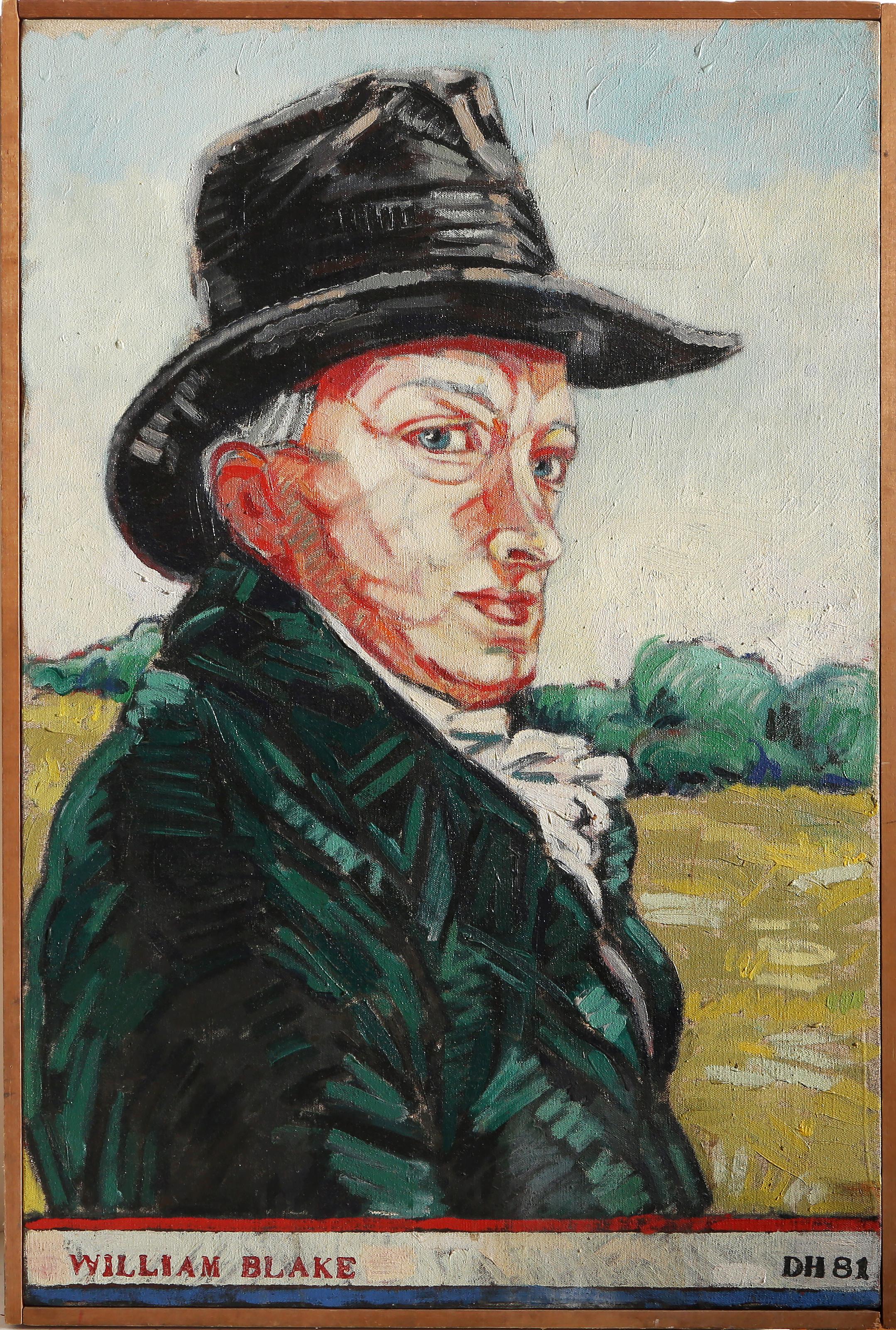William Blake
Duncan Hannah
Amerikaner (1952-2022)
Datum: 1981
Öl auf Leinwand, signiert, betitelt und datiert unten rechts
Größe: 30 x 20 Zoll (76,2 x 50,8 cm)