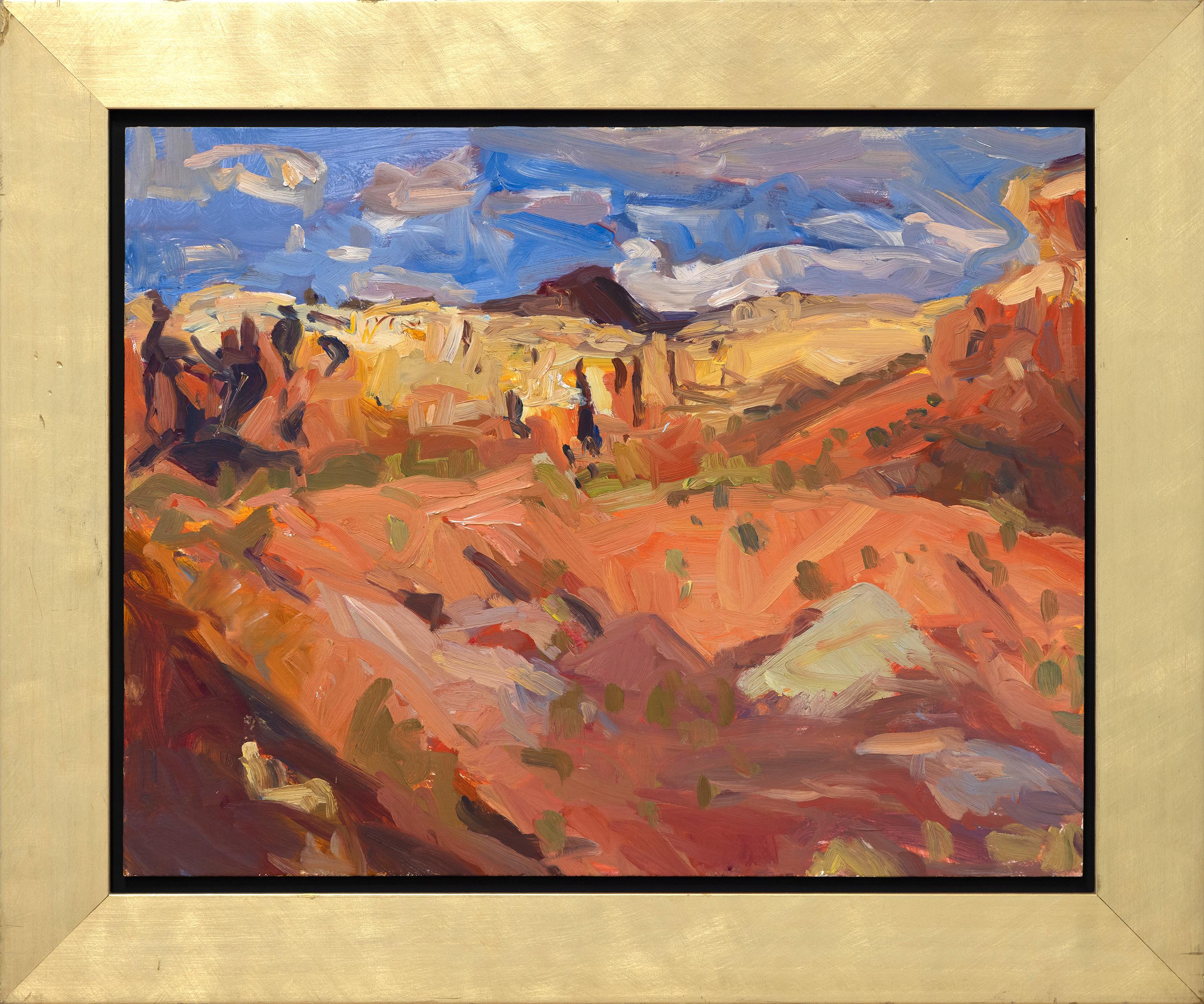 Evening Mesa and Rim - Painting by Duncan Martin