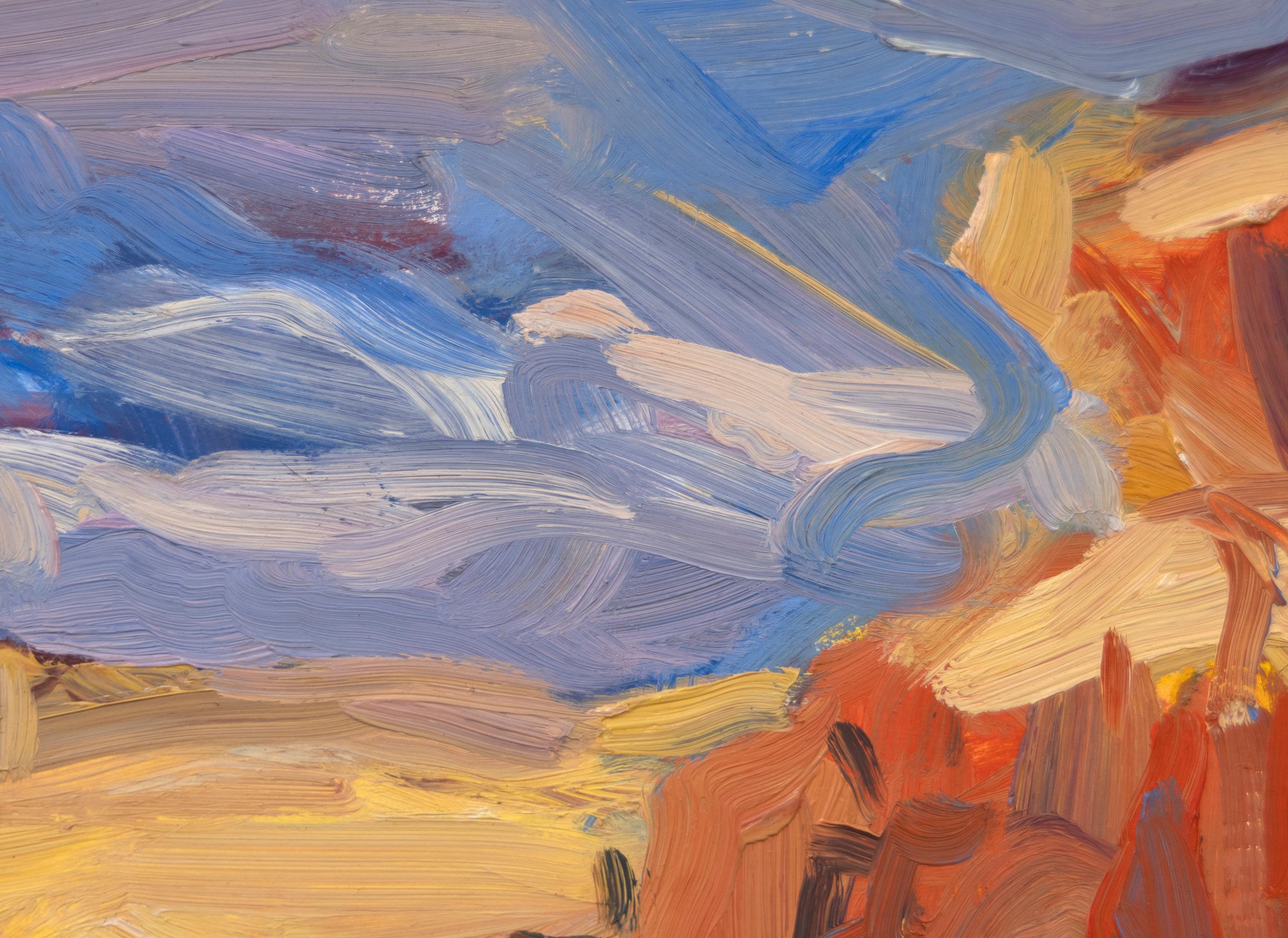 Evening Mesa and Rim - Contemporary Painting by Duncan Martin