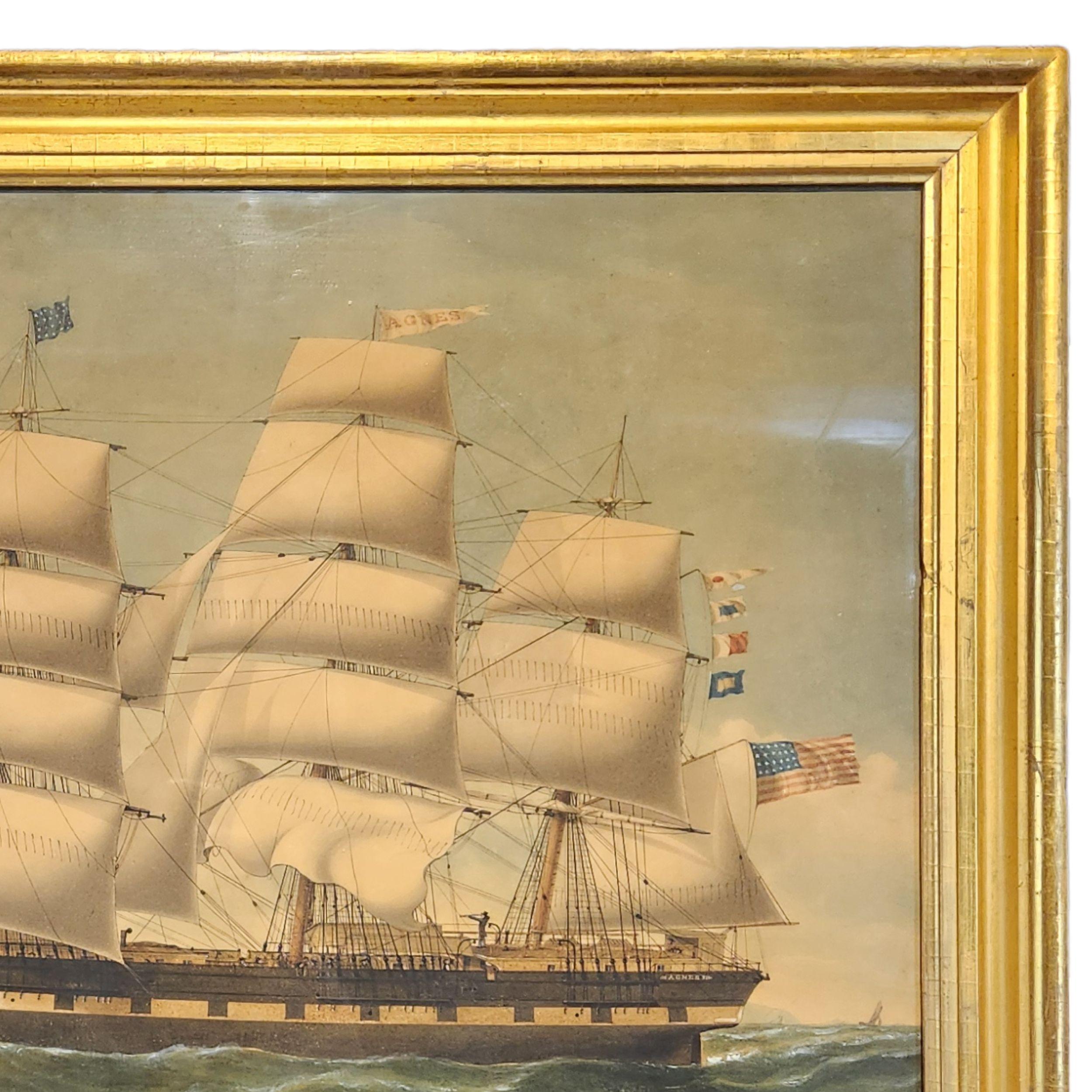Ritratto della nave Agnes in vendita 6
