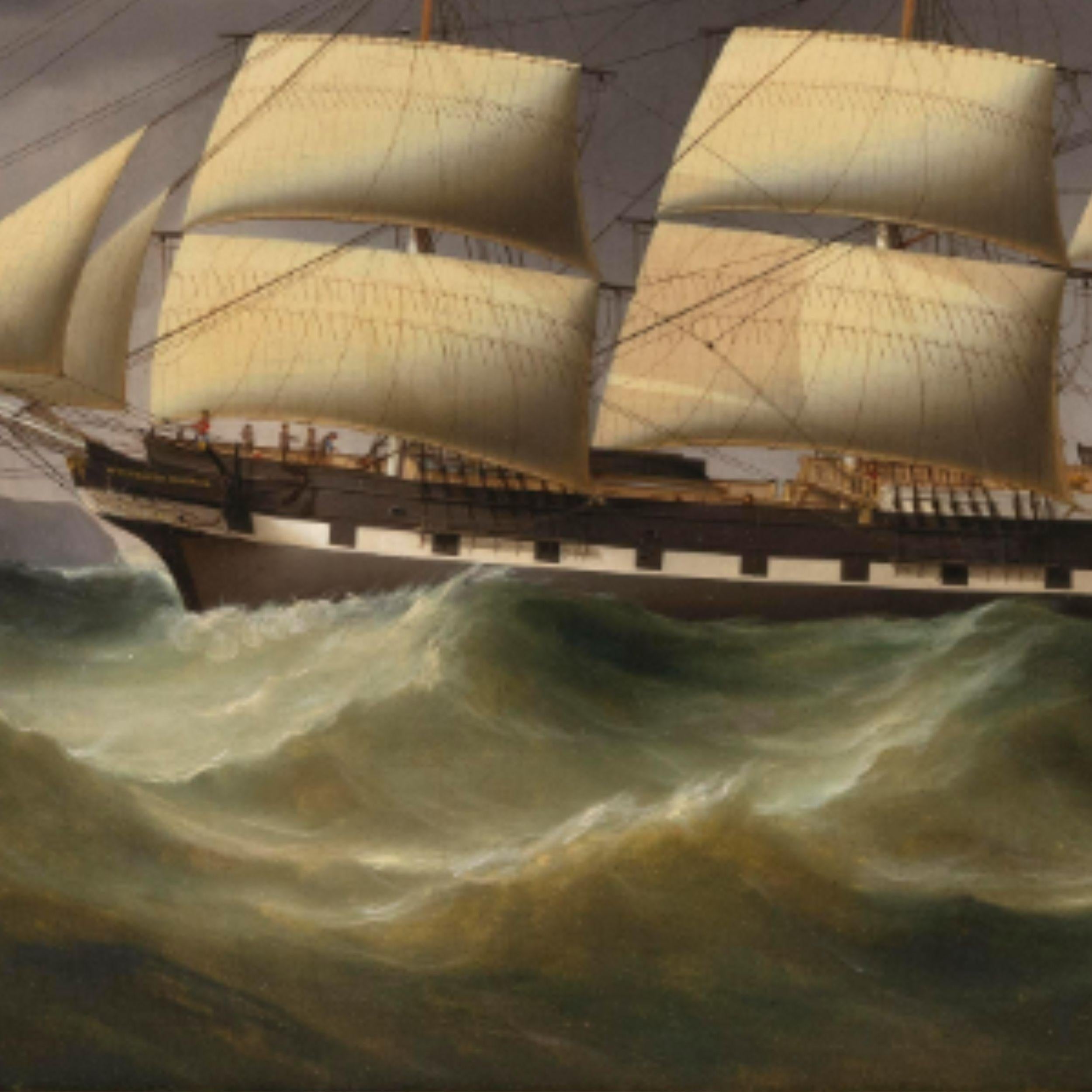 Porträt des Schiffes Plymouth Rock im Angebot 1