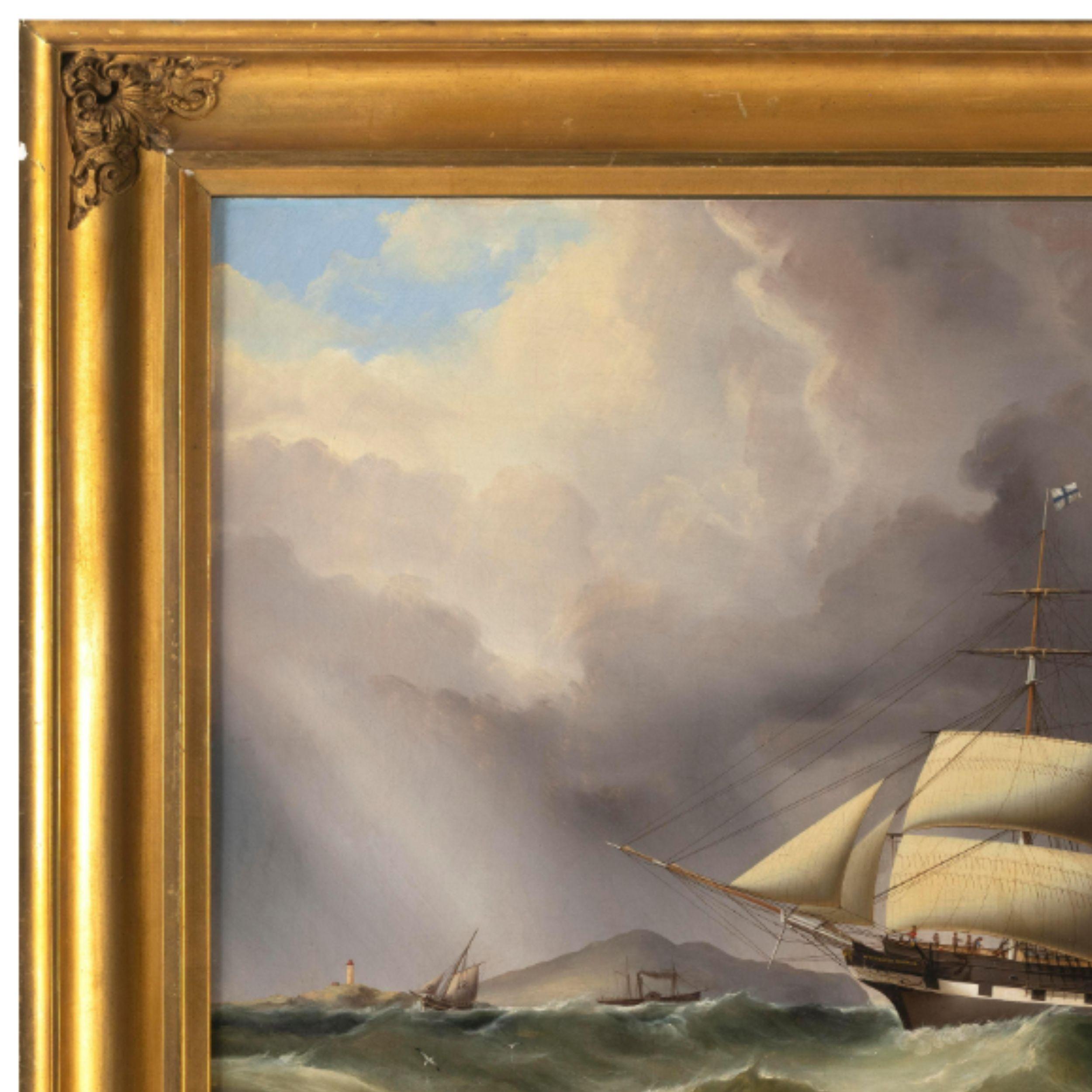 Porträt des Schiffes Plymouth Rock im Angebot 2