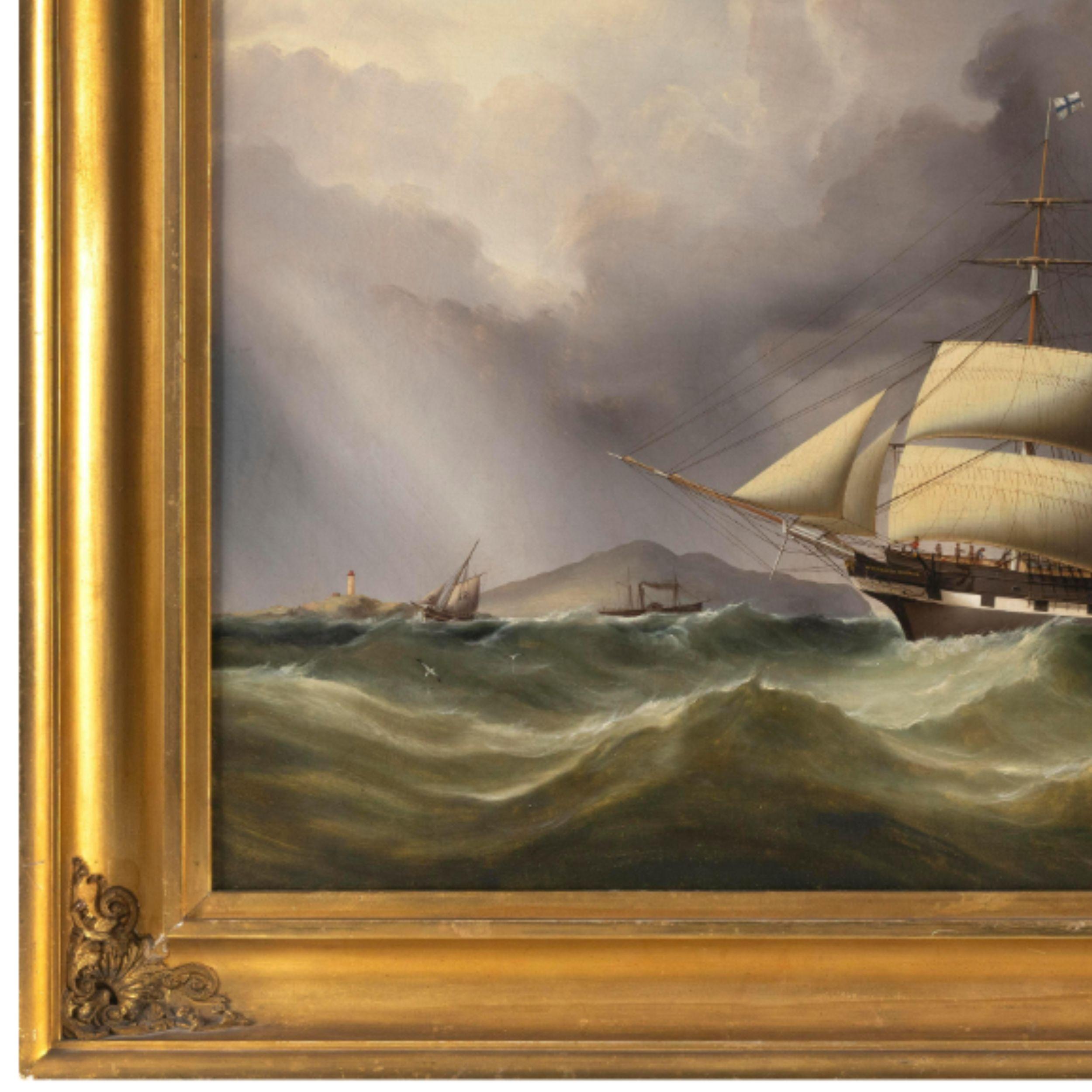 Porträt des Schiffes Plymouth Rock im Angebot 3