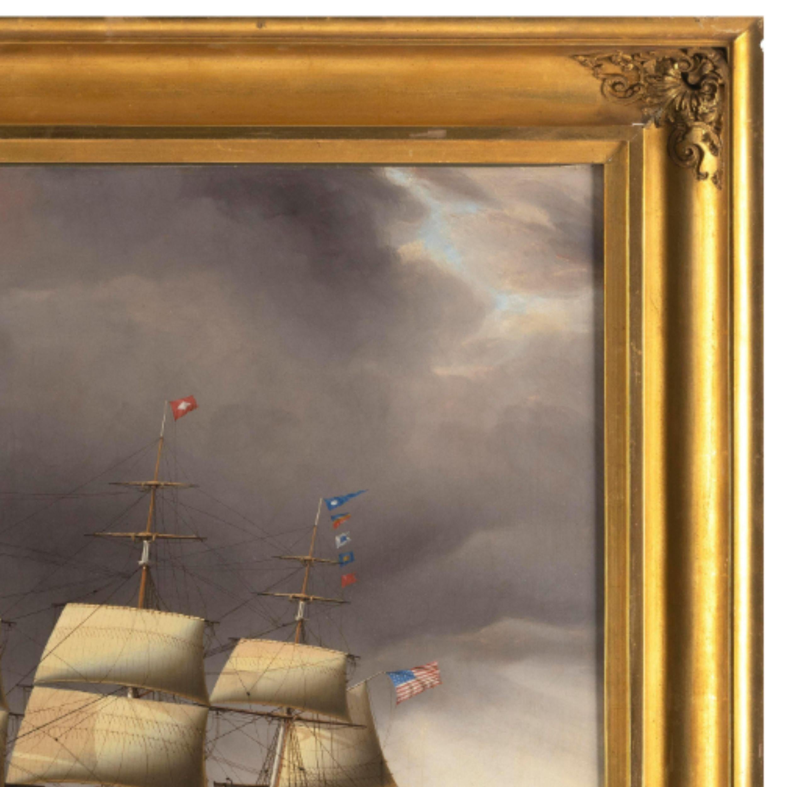 Porträt des Schiffes Plymouth Rock im Angebot 4