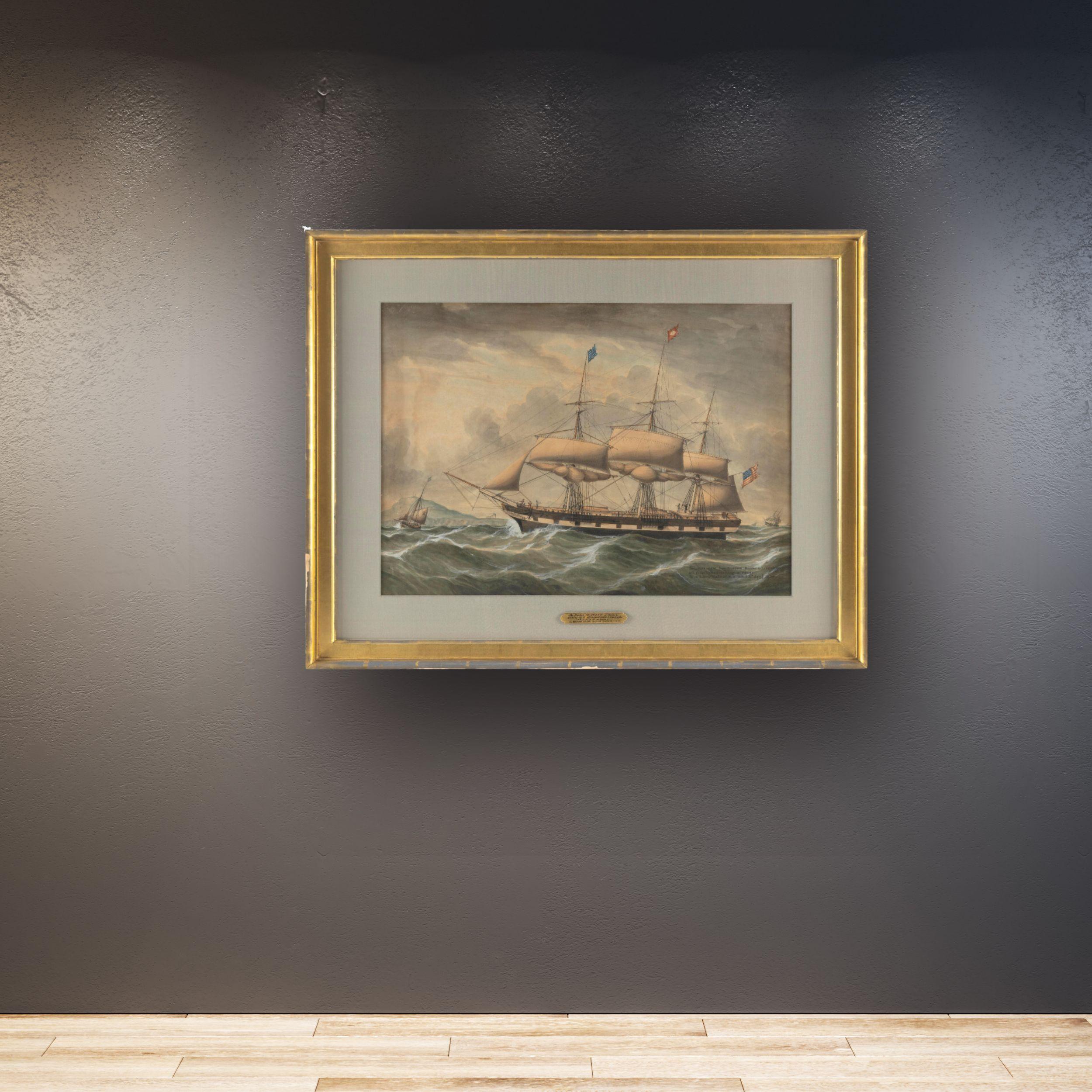 „The Packet Sunbeam Of Boston Picking Up The Liverpool Pilot In Heavy Gale“ im Angebot 7