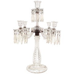 Vintage Duncan Miller Candelabra in Sandwich Glass