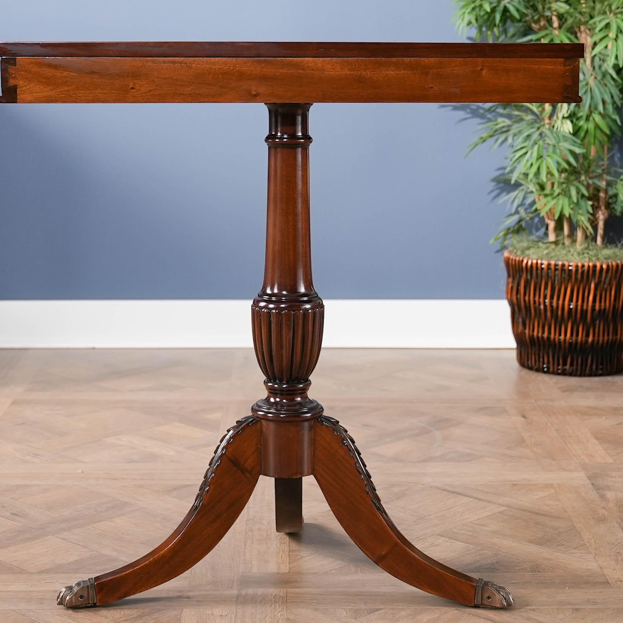 Mahogany Duncan Phyfe Console For Sale