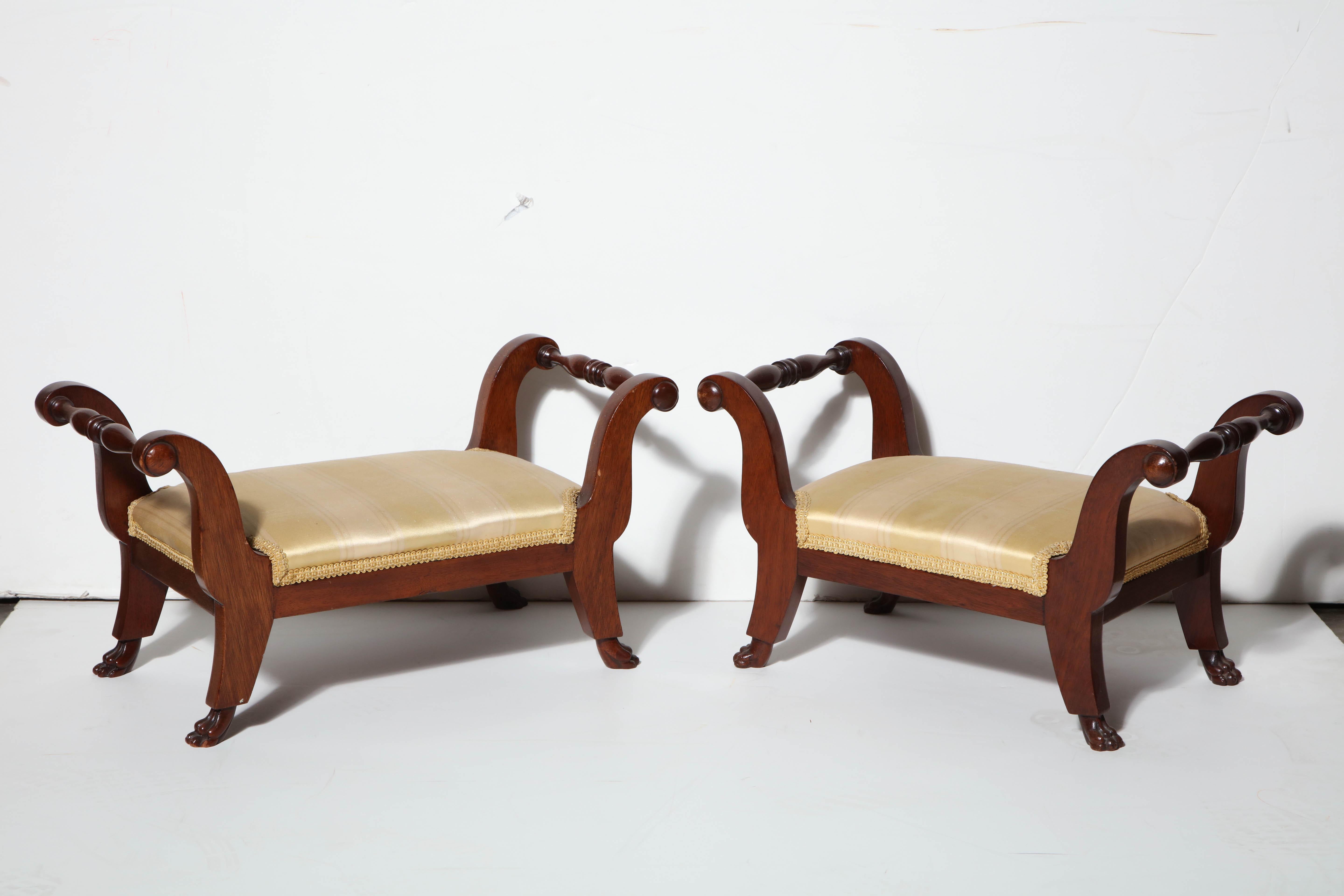 Federal Duncan Phyfe Foot Stools