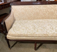 Duncan Phyfe Style Federal Mahogany Sofa Attrib. to the Ernest F. Hagen Workshop