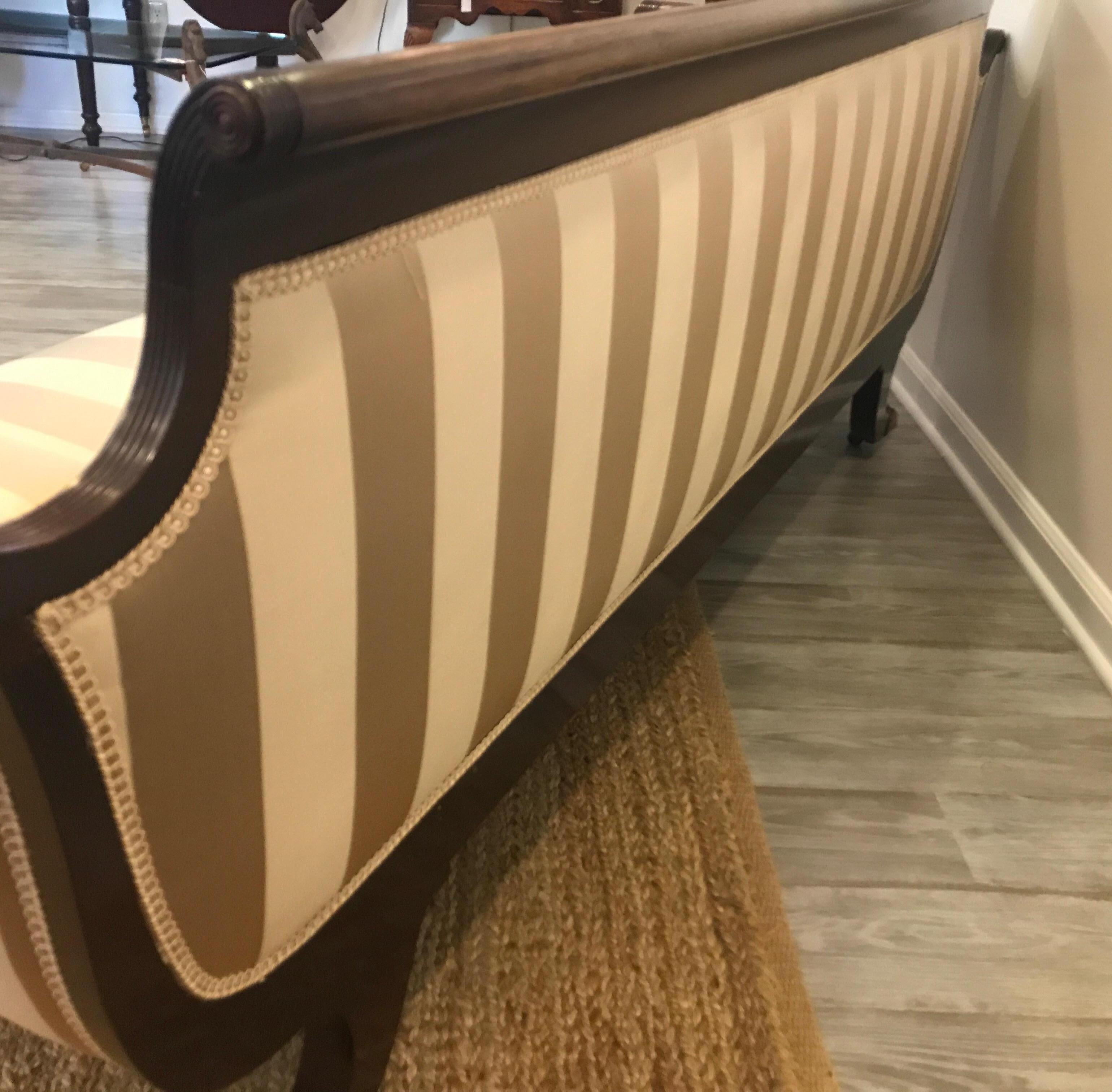 Duncan Phyfe Style Mahogany Sofa 1