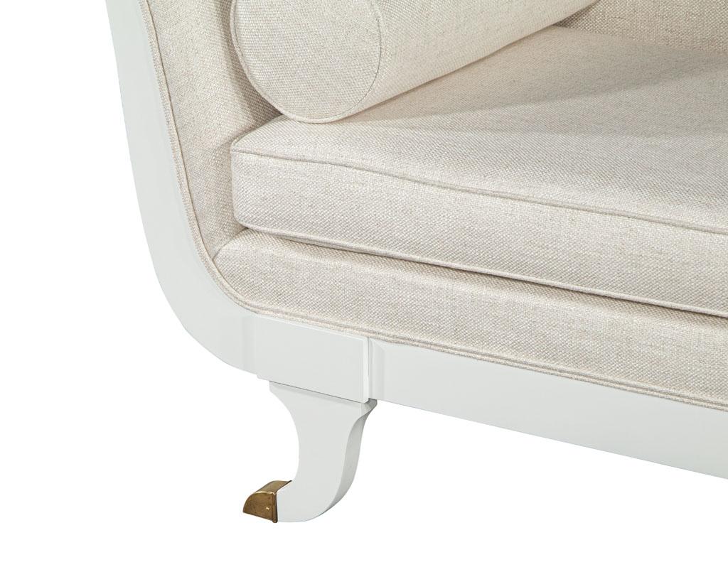 Metal Duncan Phyfe Style Sofa Restored