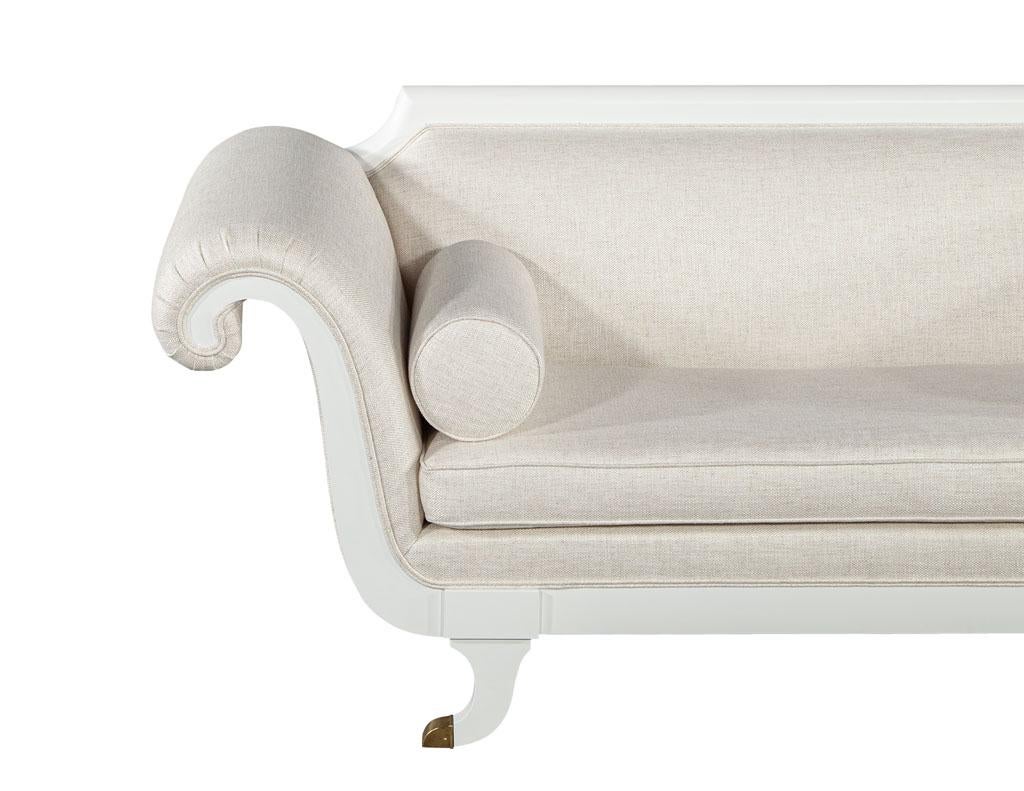 Duncan Phyfe Style Sofa Restored 2