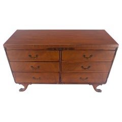 Duncan Phyve Mahogany 6 Drawers Splayed Carved Legs 6 Drawers Dresser MINT