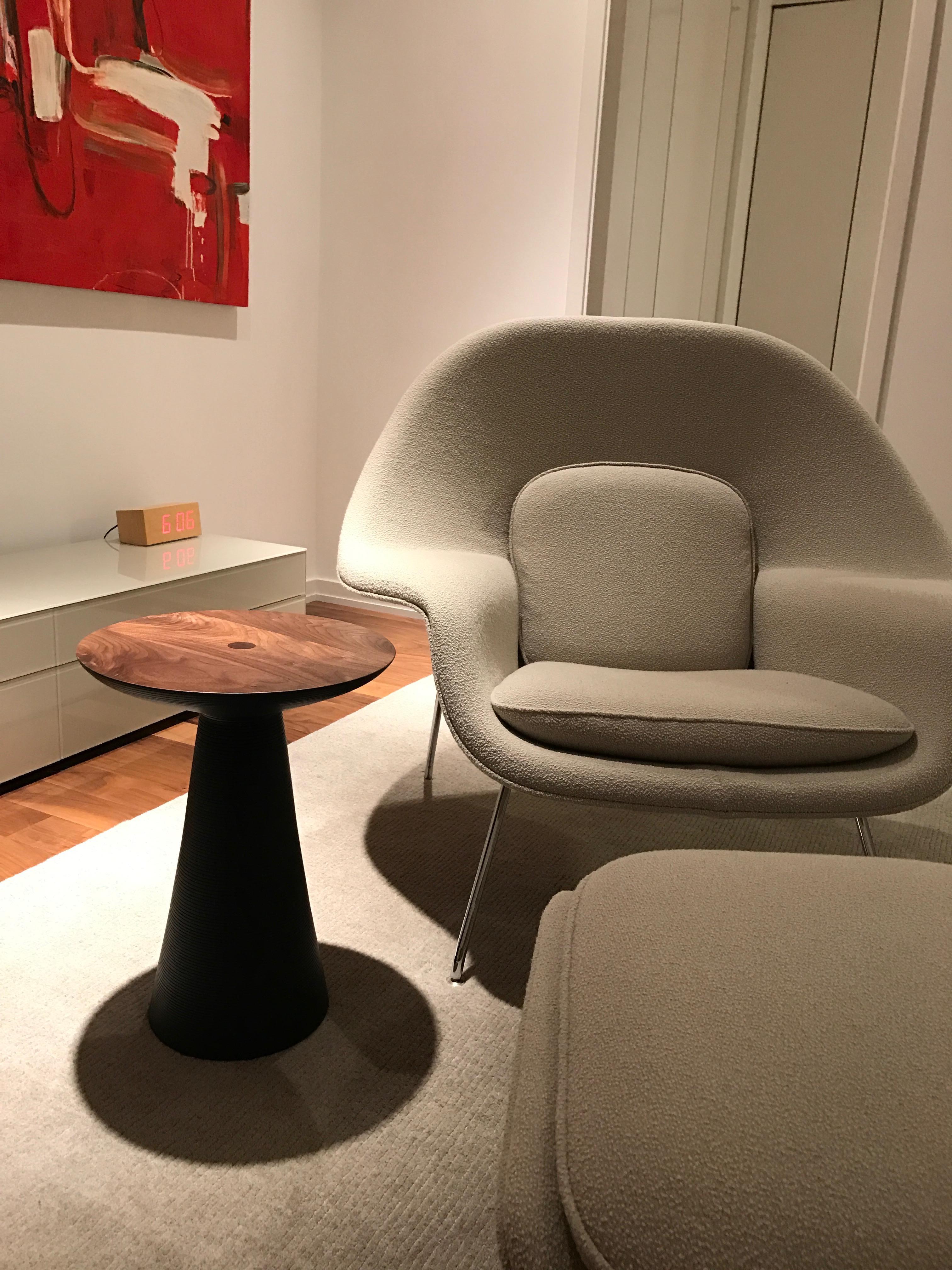 Dunce Occasional Table, Handcrafted of Walnut and Ash In New Condition For Sale In St. Paul, MN