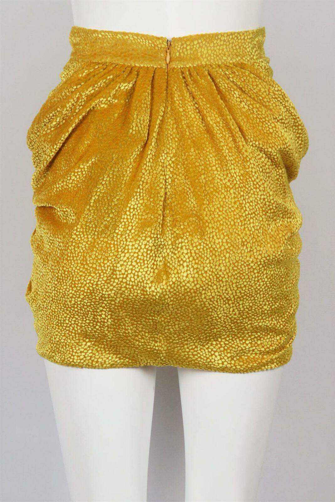 Dundas: minigonna in chiffon effetto wrap con drappeggio In condizioni Nuovo a London, GB