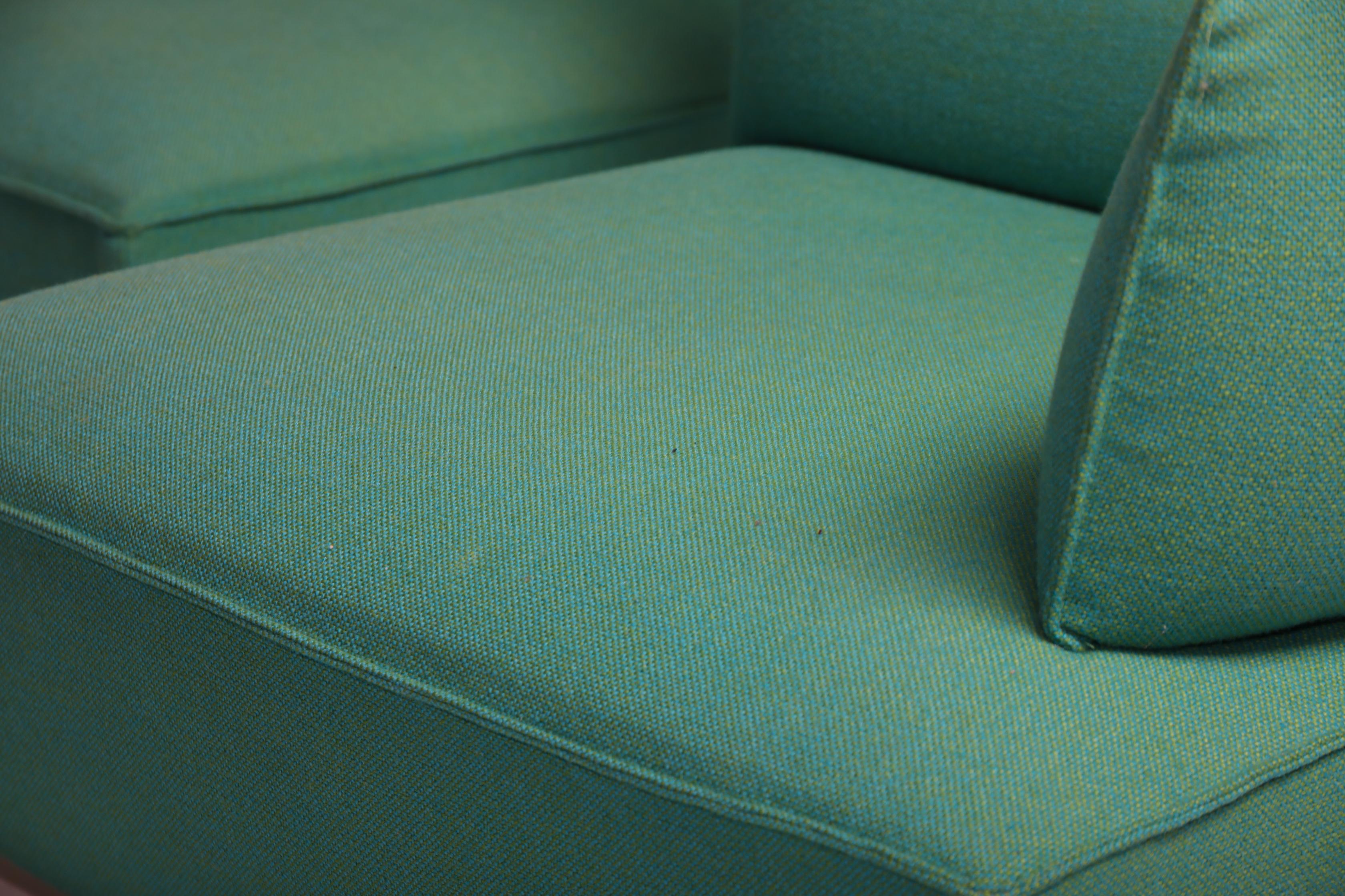 Dunder Modulares Sofa von Stefan Borselius für Blå Station, Polsterung in Teal, 2000er Jahre (Stahl) im Angebot