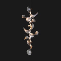 Lustre Dune 10 en aluminium anodisé Silver par MOSS Objects for Objects