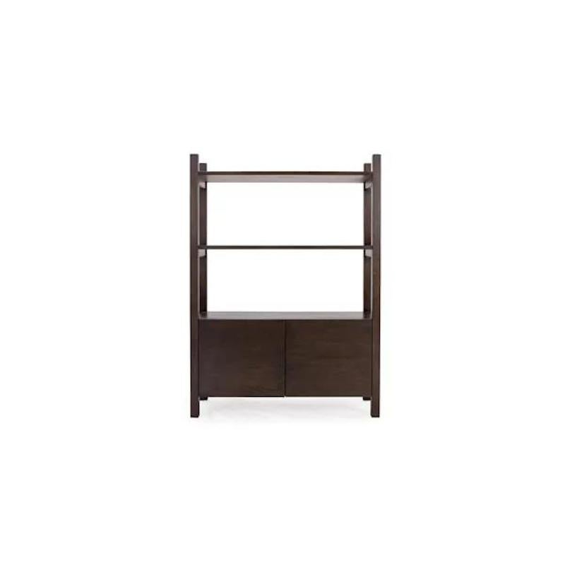 Finish Shown: Ebony

The light, minimalist design of the Dune bookcase is a versatile storage unit that also works as a great display case or room divider. Available in two sizes, the bookcases can be configured in different arrangements and added