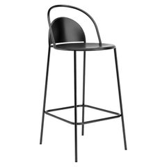 Dune Bar Stool, Powder Coated Steel Frame