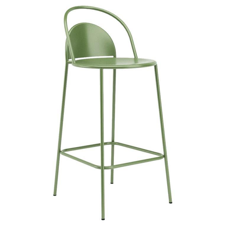 Dune Bar Stool, Powder Coated Steel Frame For Sale at 1stDibs