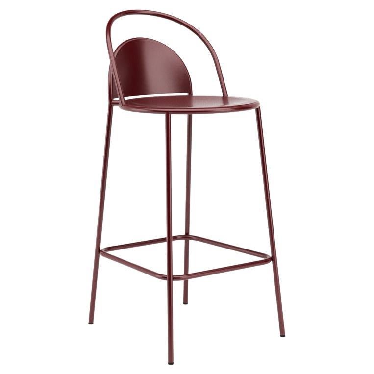 Dune Bar Stool, Powder Coated Steel Frame For Sale at 1stDibs