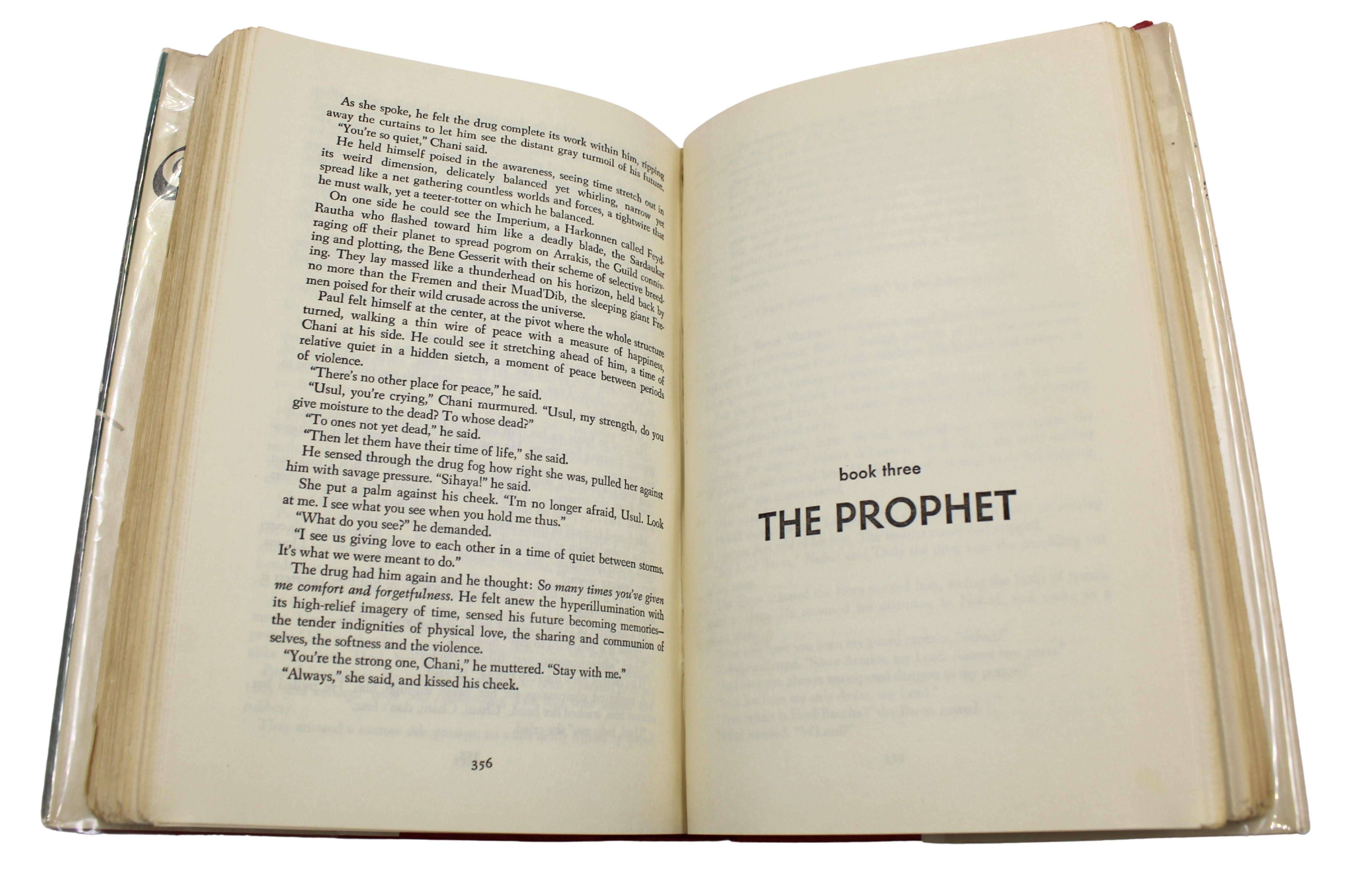 Dune par Frank Herbert, édition du club de lecture, sous jaquette originale, 1965 en vente 3