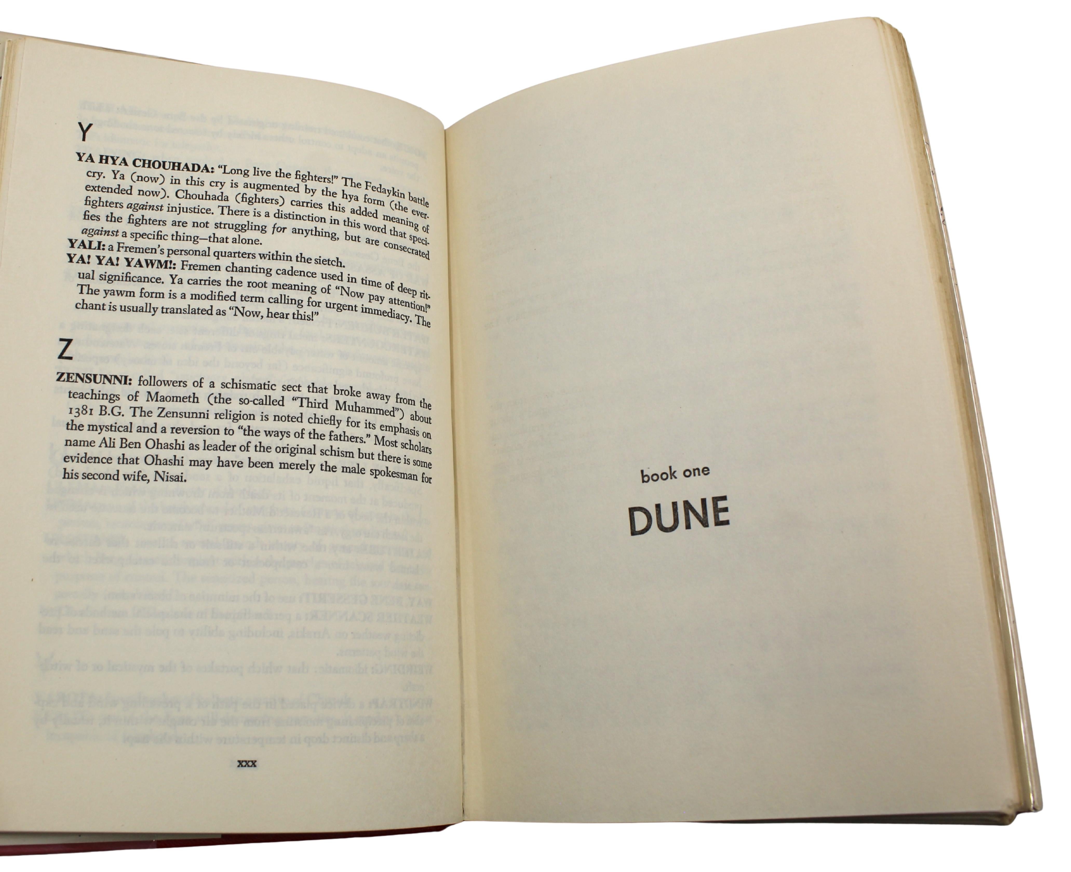 Dune par Frank Herbert, édition du club de lecture, sous jaquette originale, 1965 en vente 1